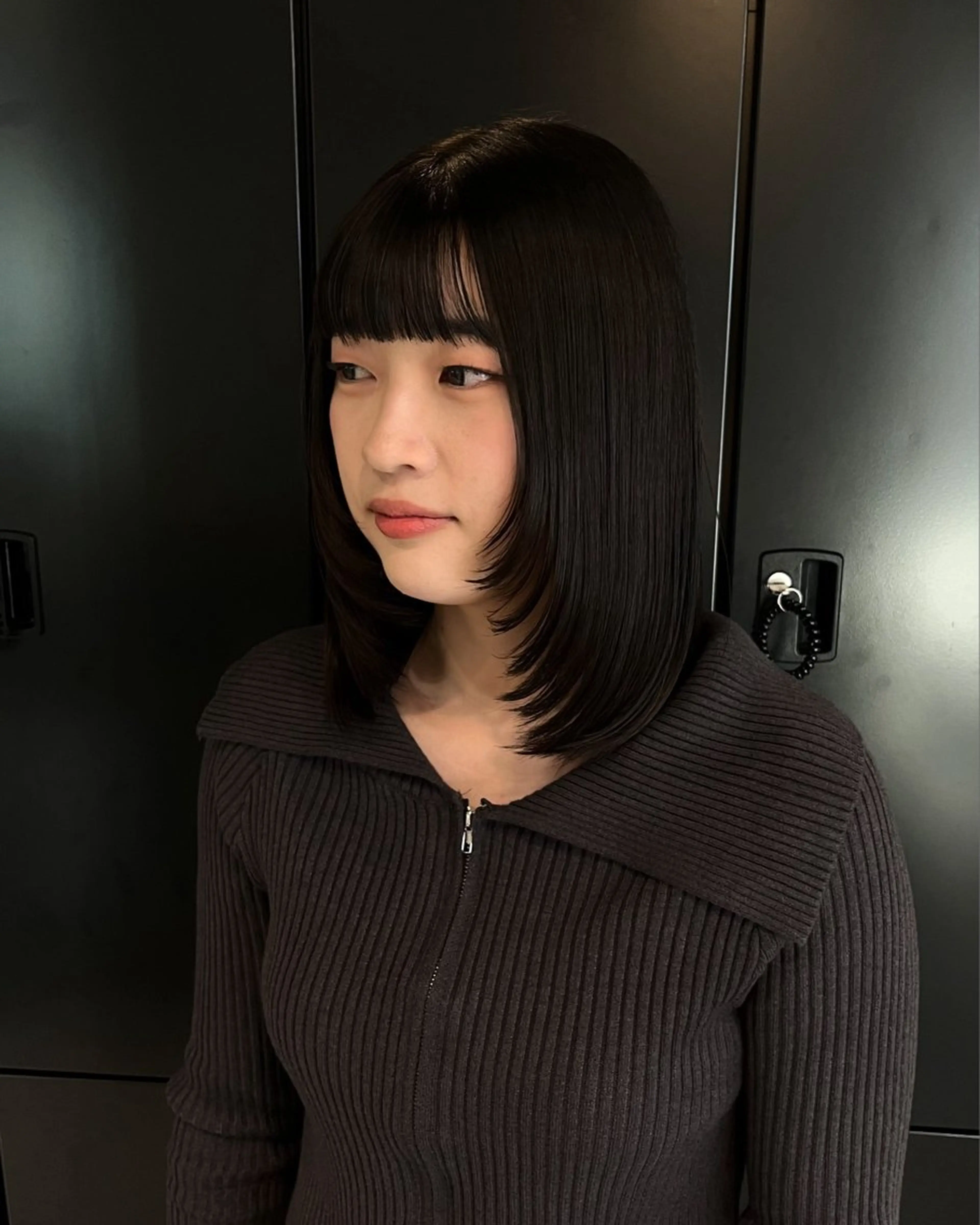 ミディアム hashimoto kaedeのヘアスタイル