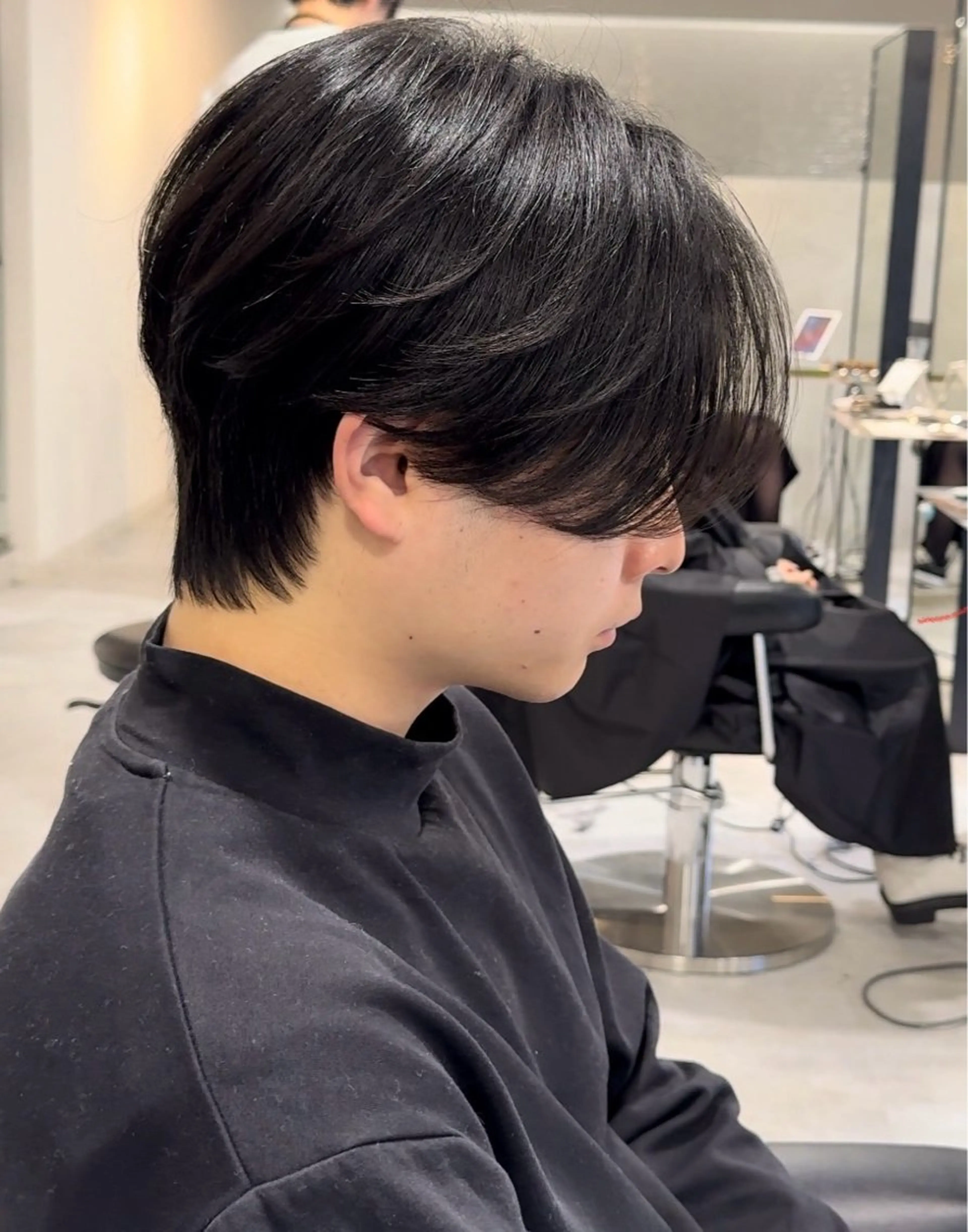 メンズ センターパート on.所属・on.ｵﾝ/三ノ宮/ メンズ/カットのヘアスタイル