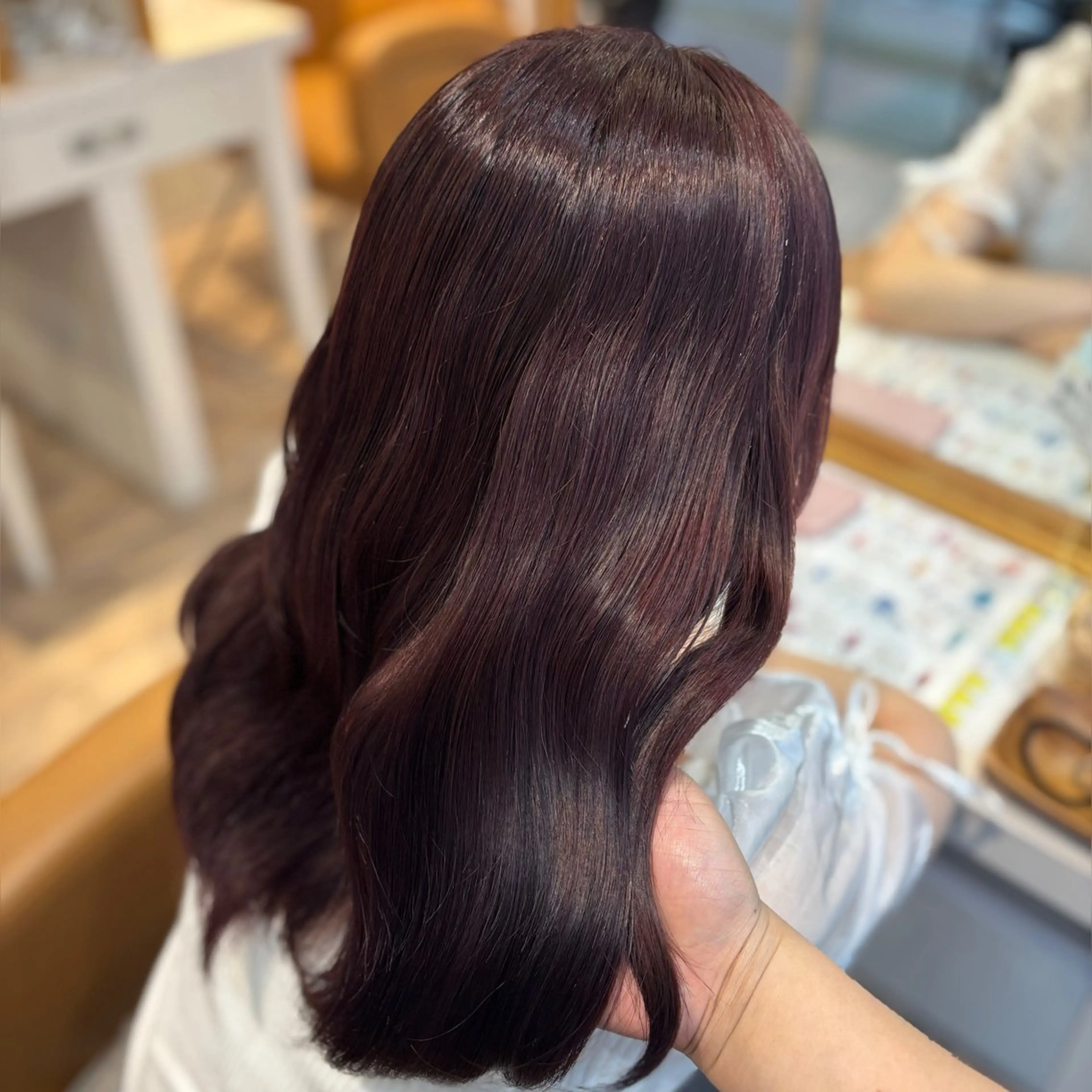 『暖色ワンカラー🍒➕Aujua トリートメント』の写真