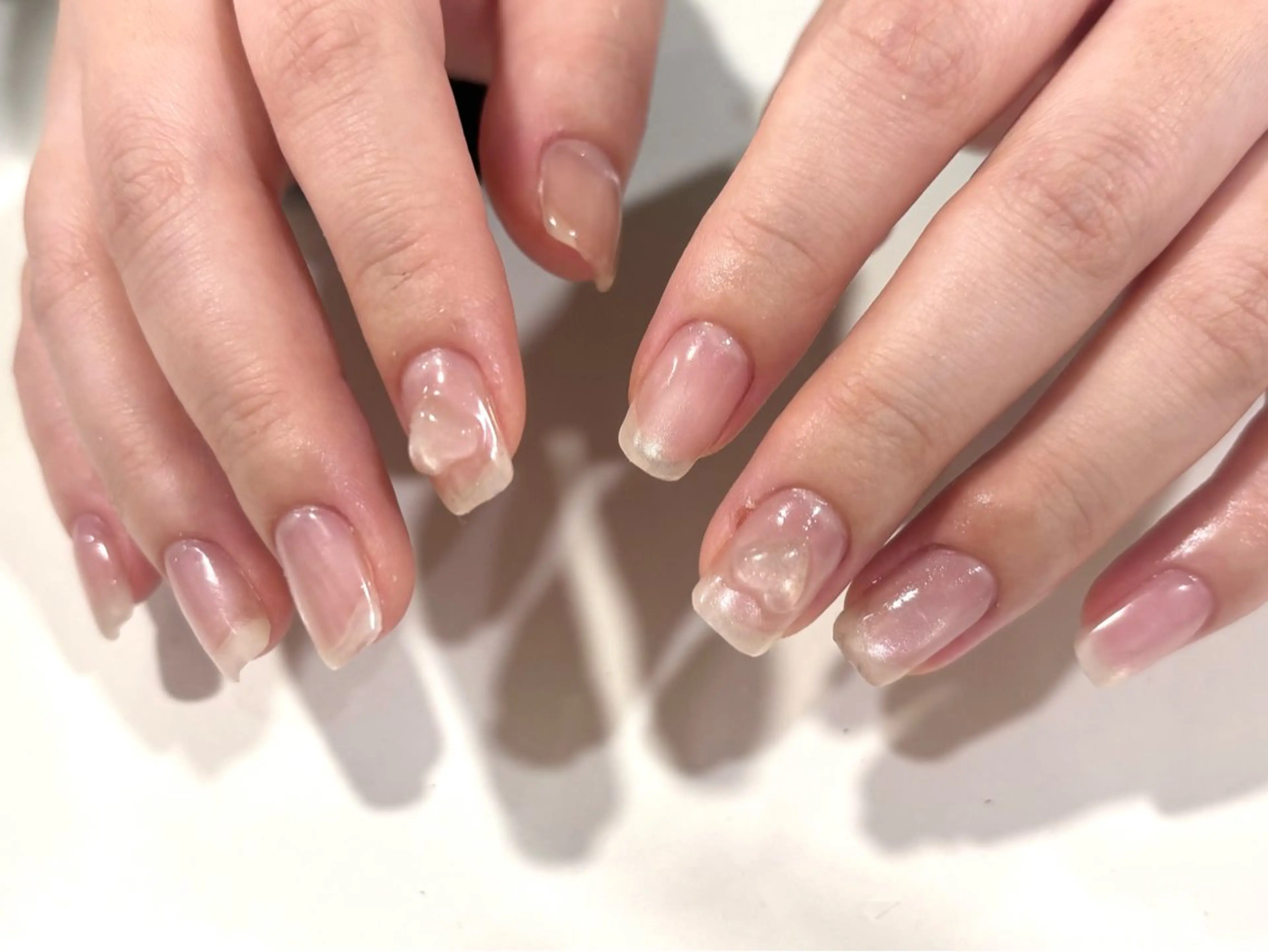 ネイル ハンドネイル Lino中目黒 🎀 パラジェルのネイルデザイン