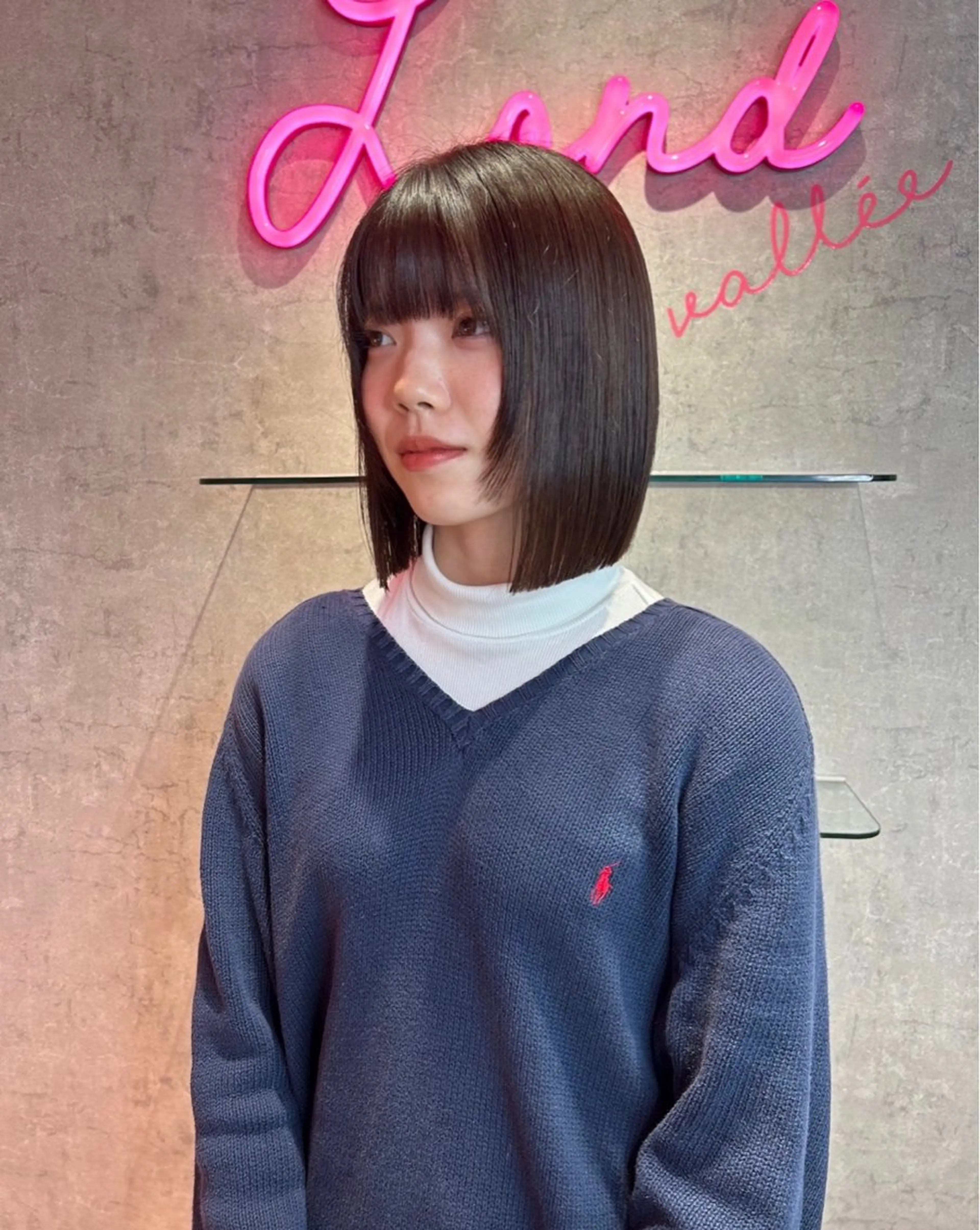 莉乃/縮毛矯正/髪質 改善/艶カラーのヘアスタイル