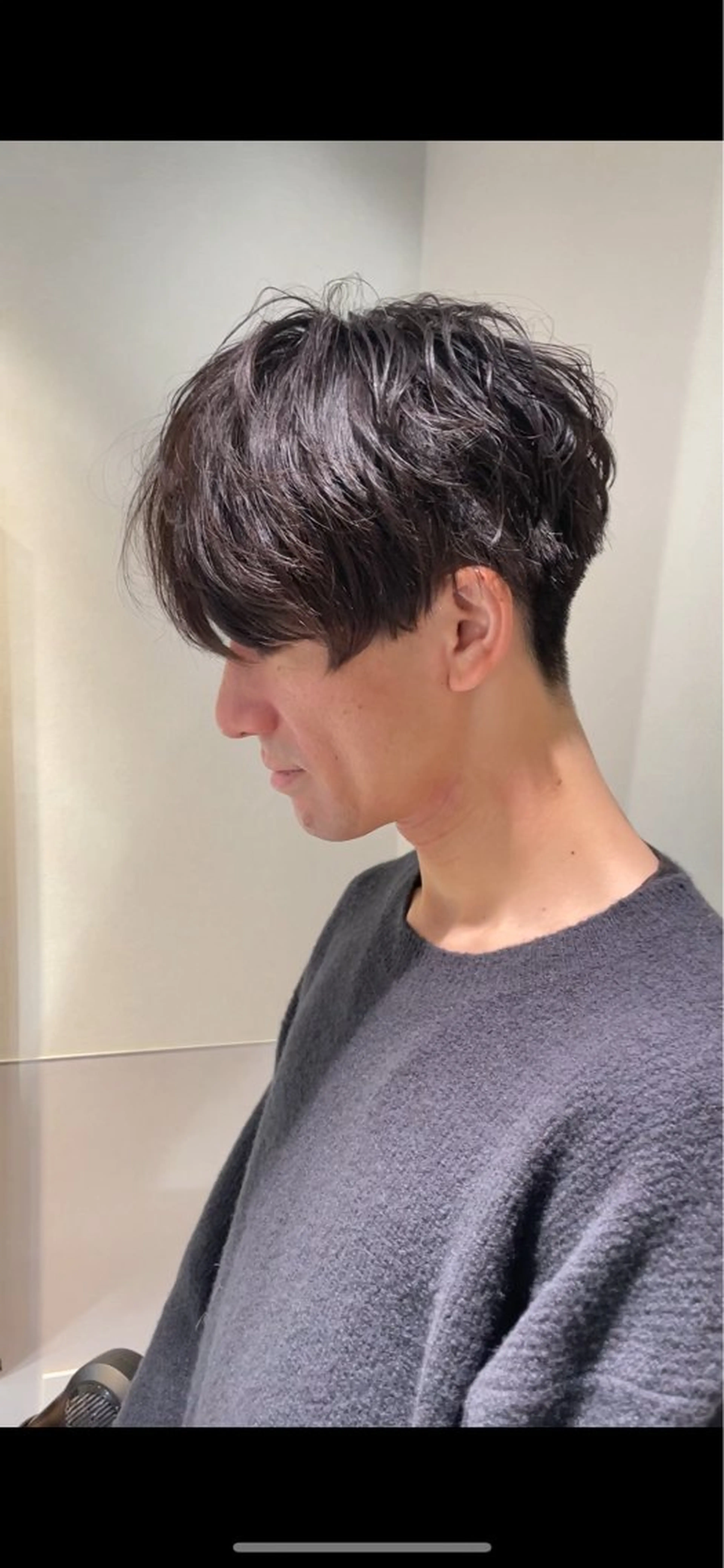 ミディアム 佐藤 大地のヘアスタイル