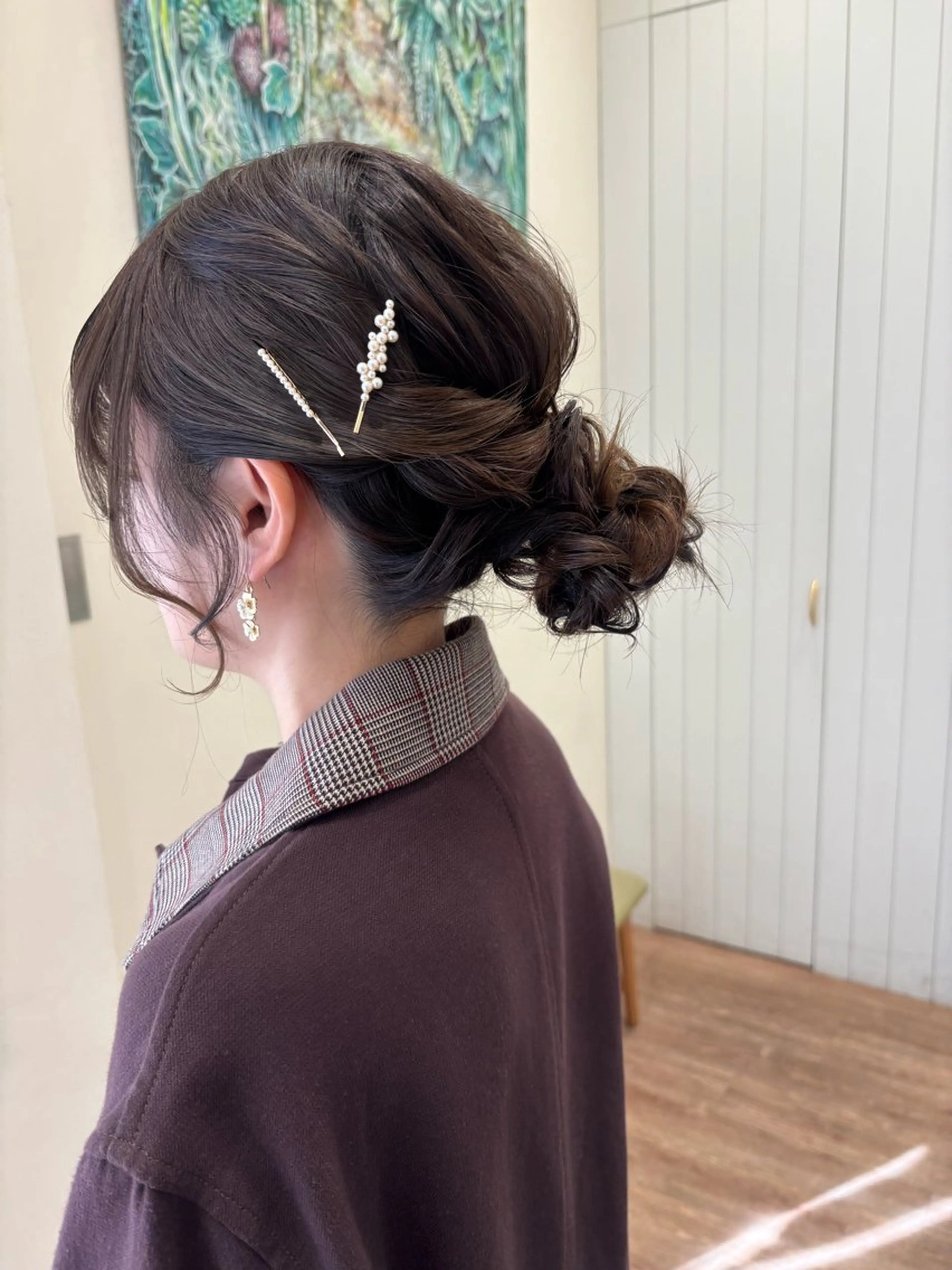 ヘアアレンジ ヘアセット ayaka #パーマ#アレンジのヘアスタイル