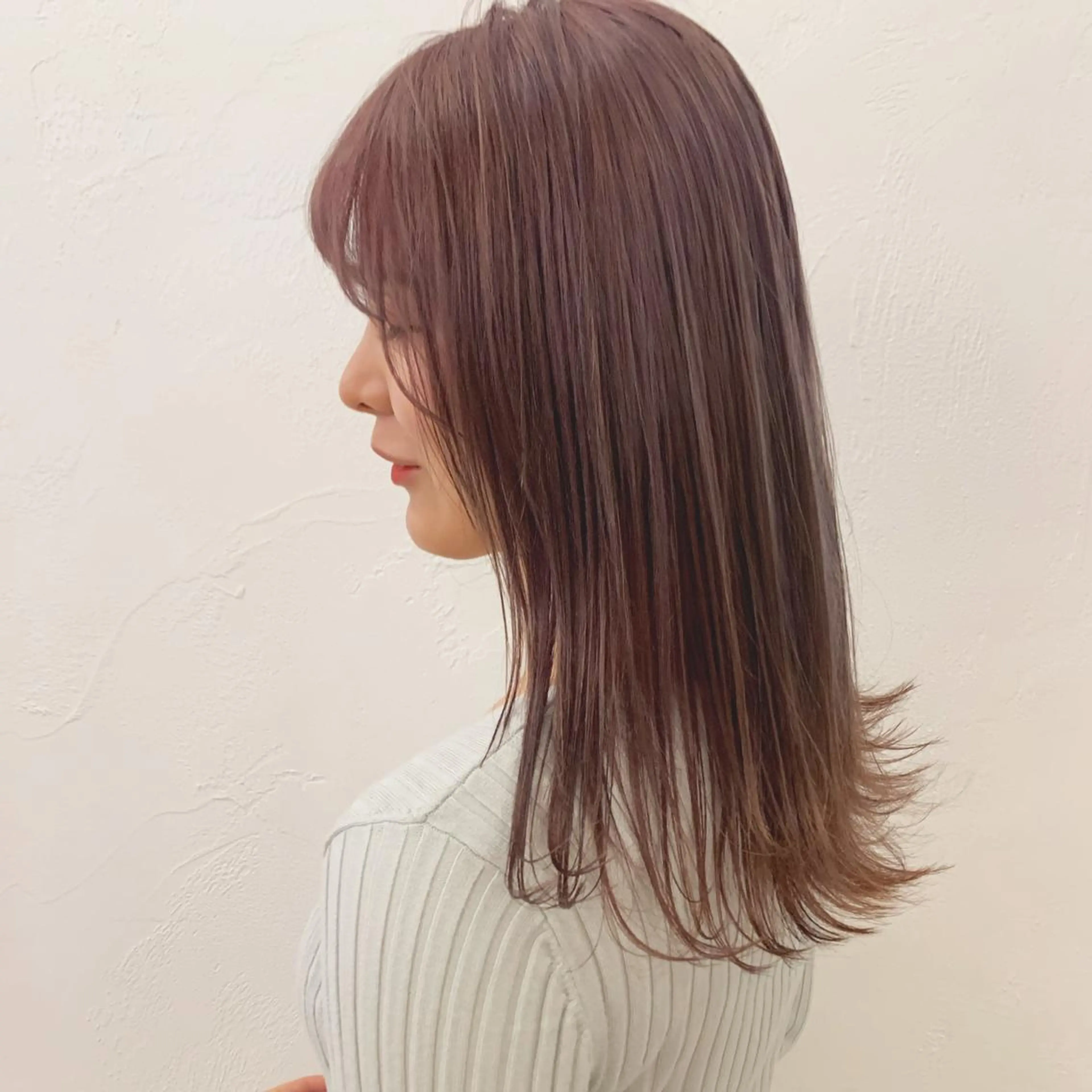 ミディアム カラー ヘアカラー トリートメント ハイトーン&暗髪🔥 表参道二刀流マエダのヘアスタイル