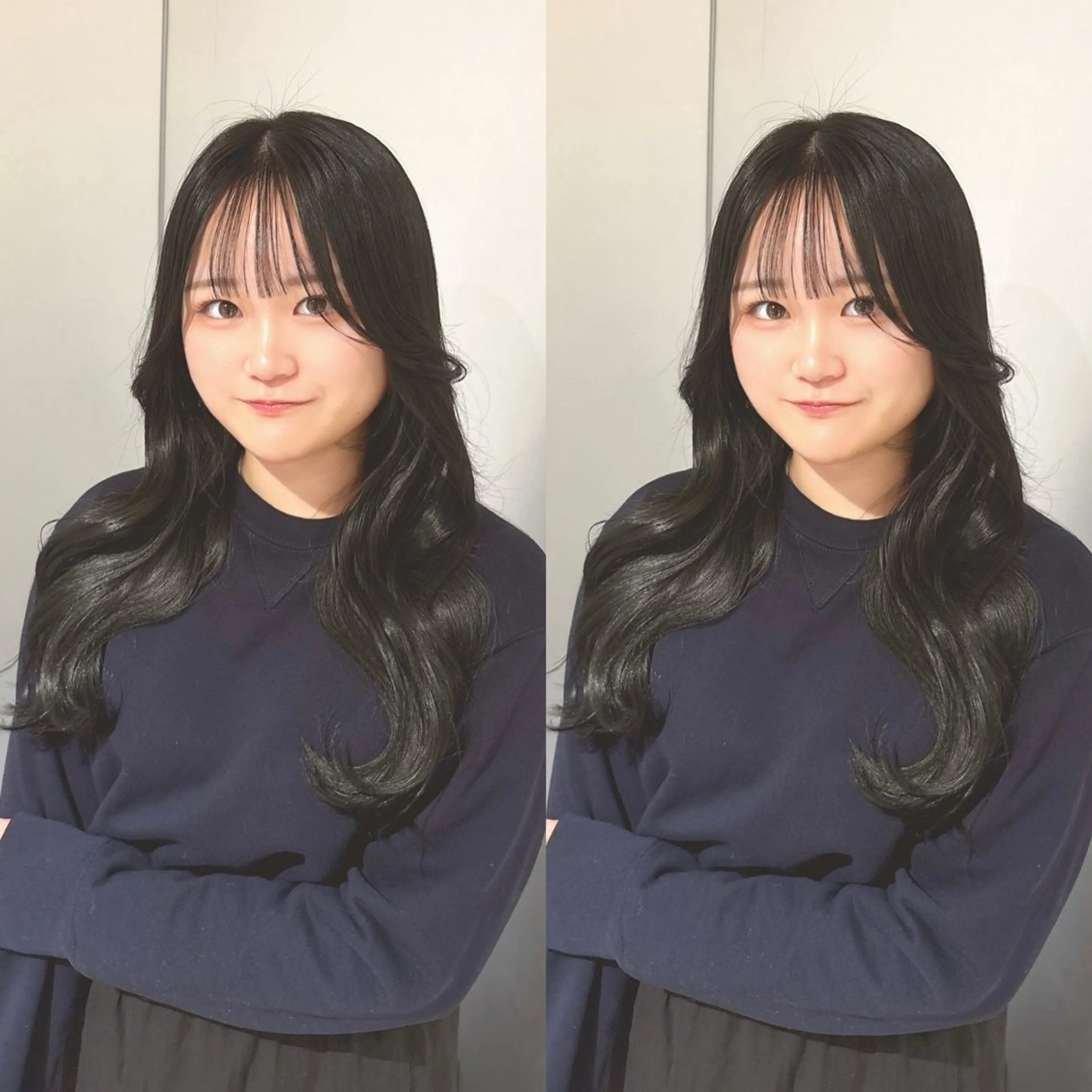 セミロング カラー Minami. 🩵 再現性特化ヘアのヘアスタイル