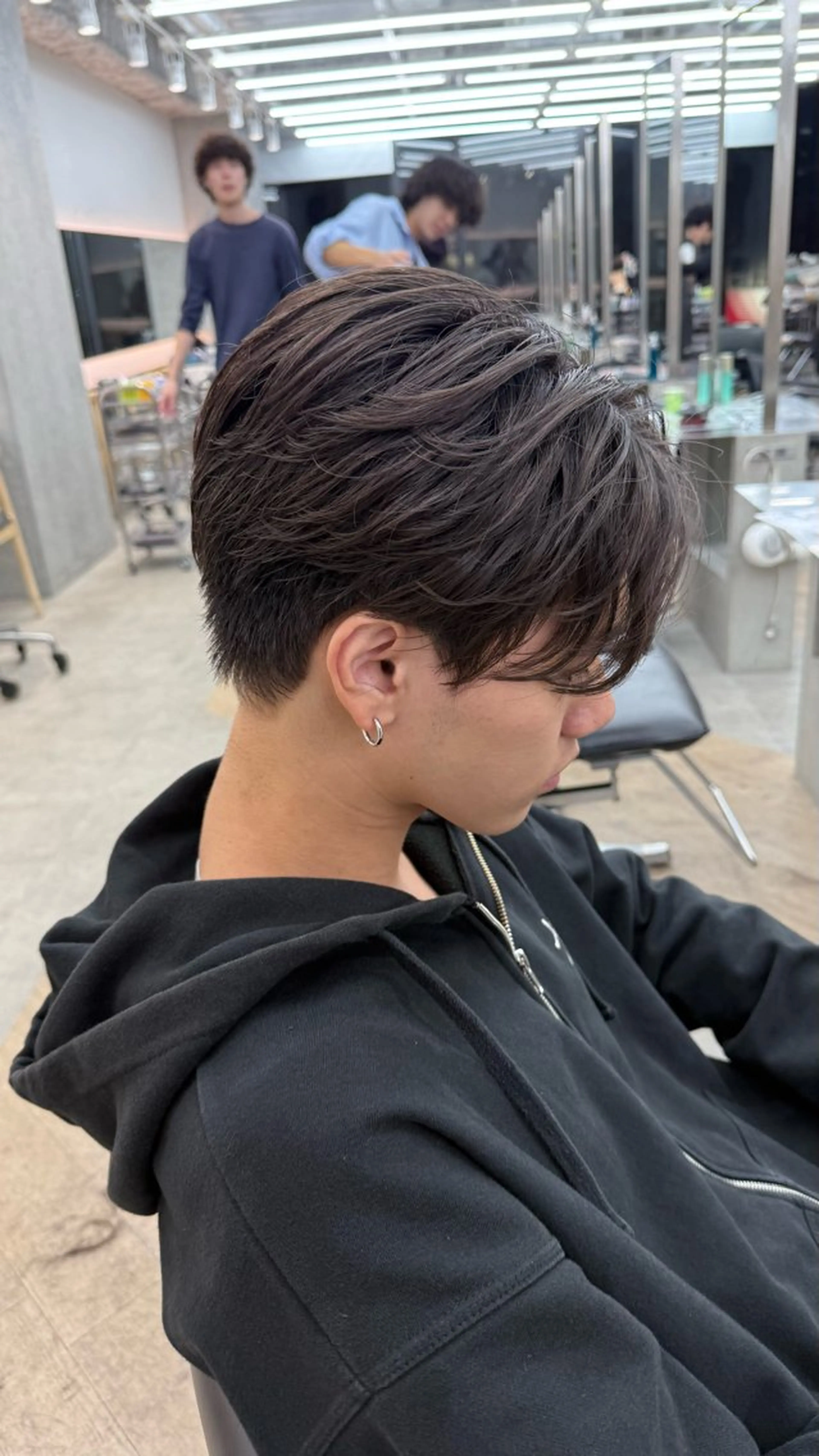 カラー パーマ メンズ キッズ 栄💗メンズパーマ｜ ハイトーン｜haruのヘアスタイル