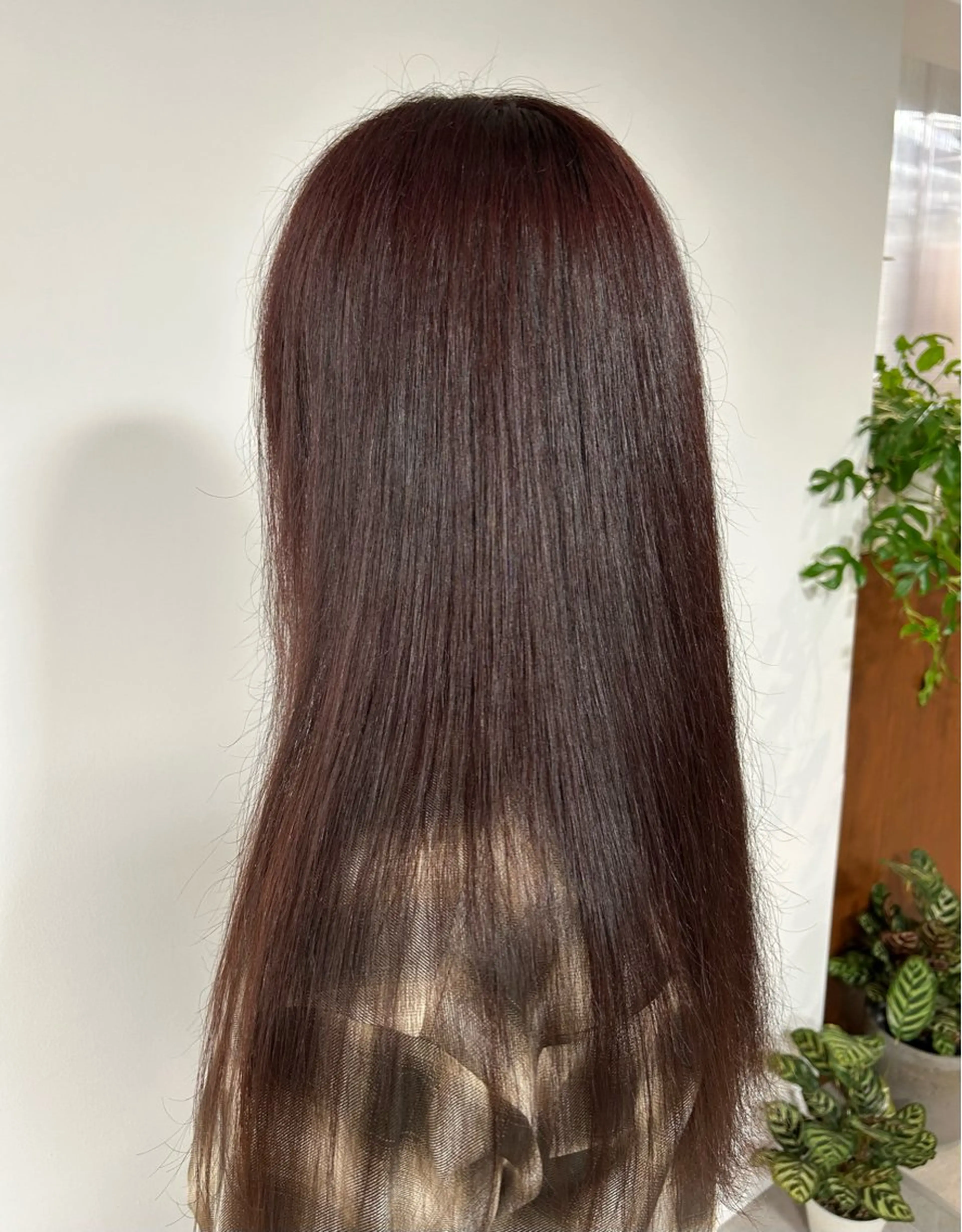 ロング カラー ブラウンカラー ピンクカラー ピンクブラウン ヘアカラー 山本 純大のヘアスタイル