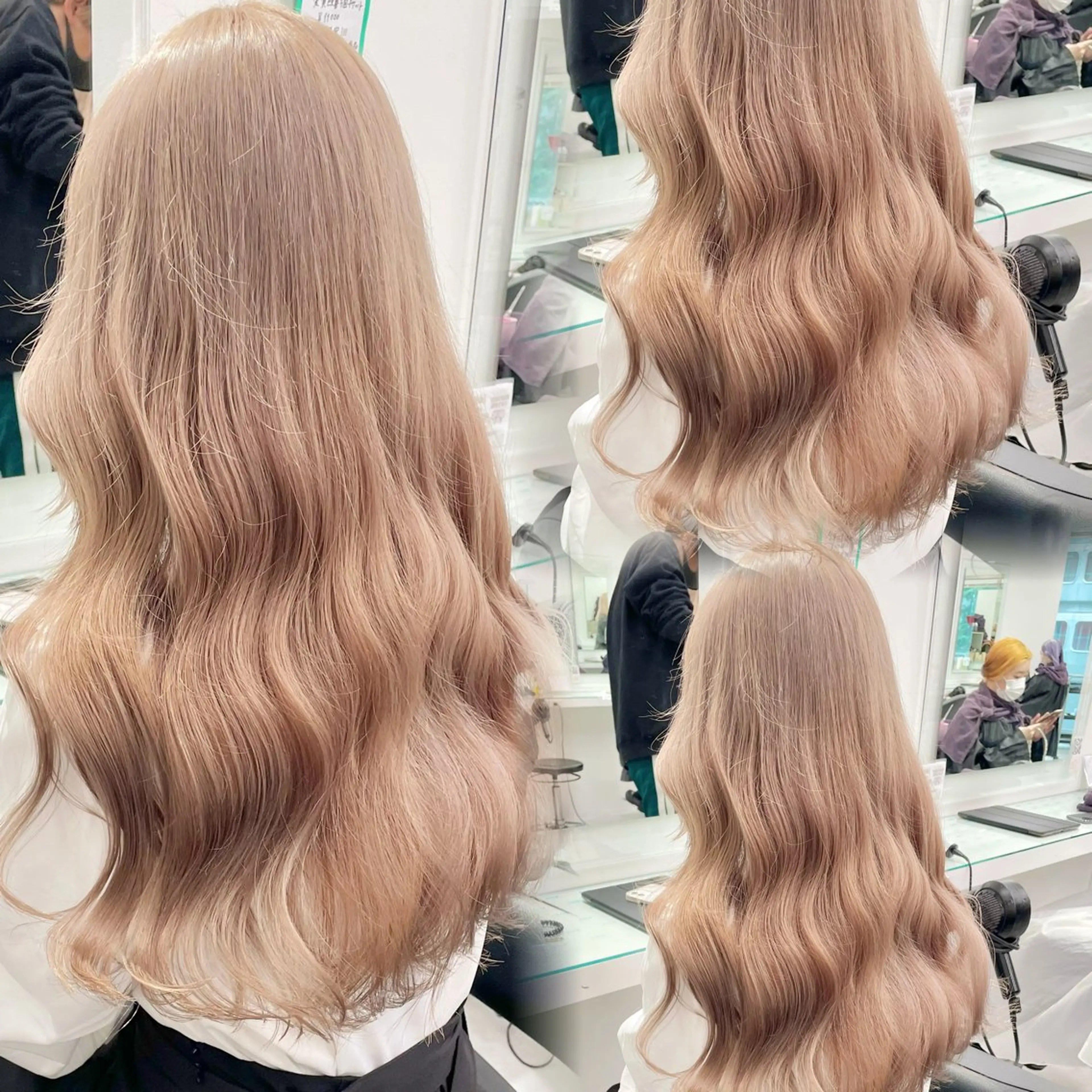 ロング カラー ヘアカラー トリートメント 艶髪グレージュ特化/ CHIKARAのヘアスタイル