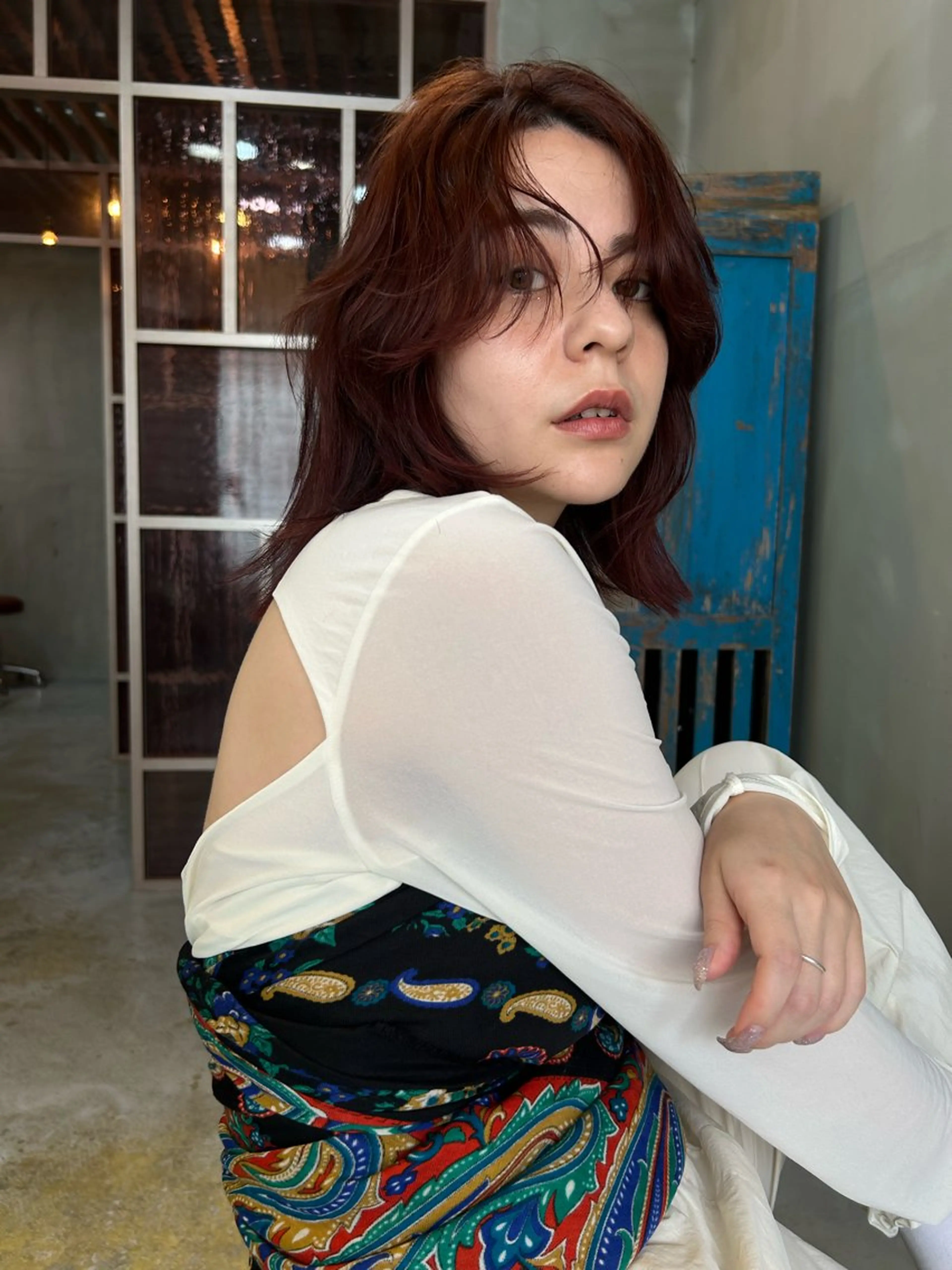 ショート カラー ショート/ボブ/ 心斎橋/宮脇美奈のヘアスタイル