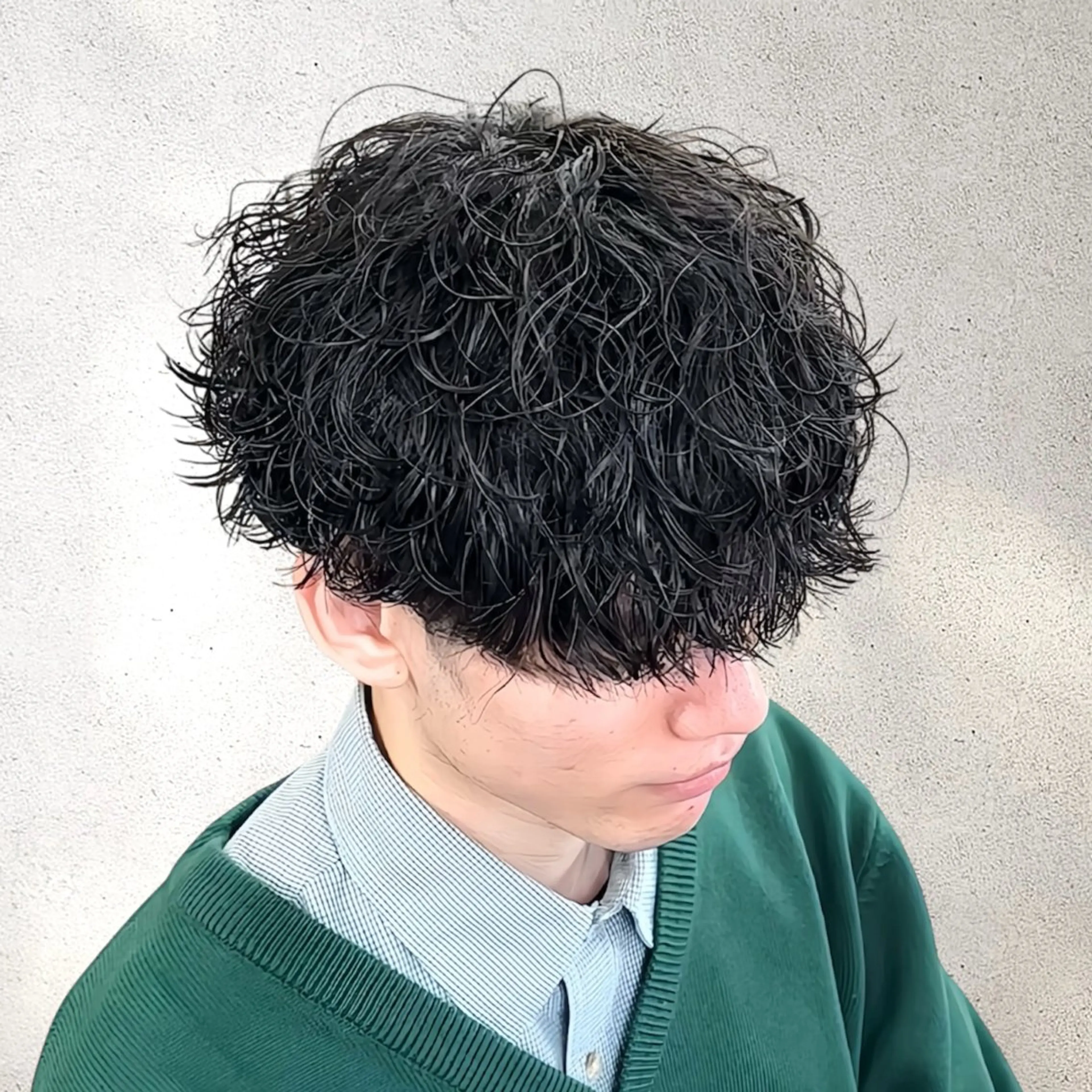 パーマ メンズ メンズパーマ 波巻きパーマ メンズパーマ/新宿/ サイカショウイチのヘアスタイル