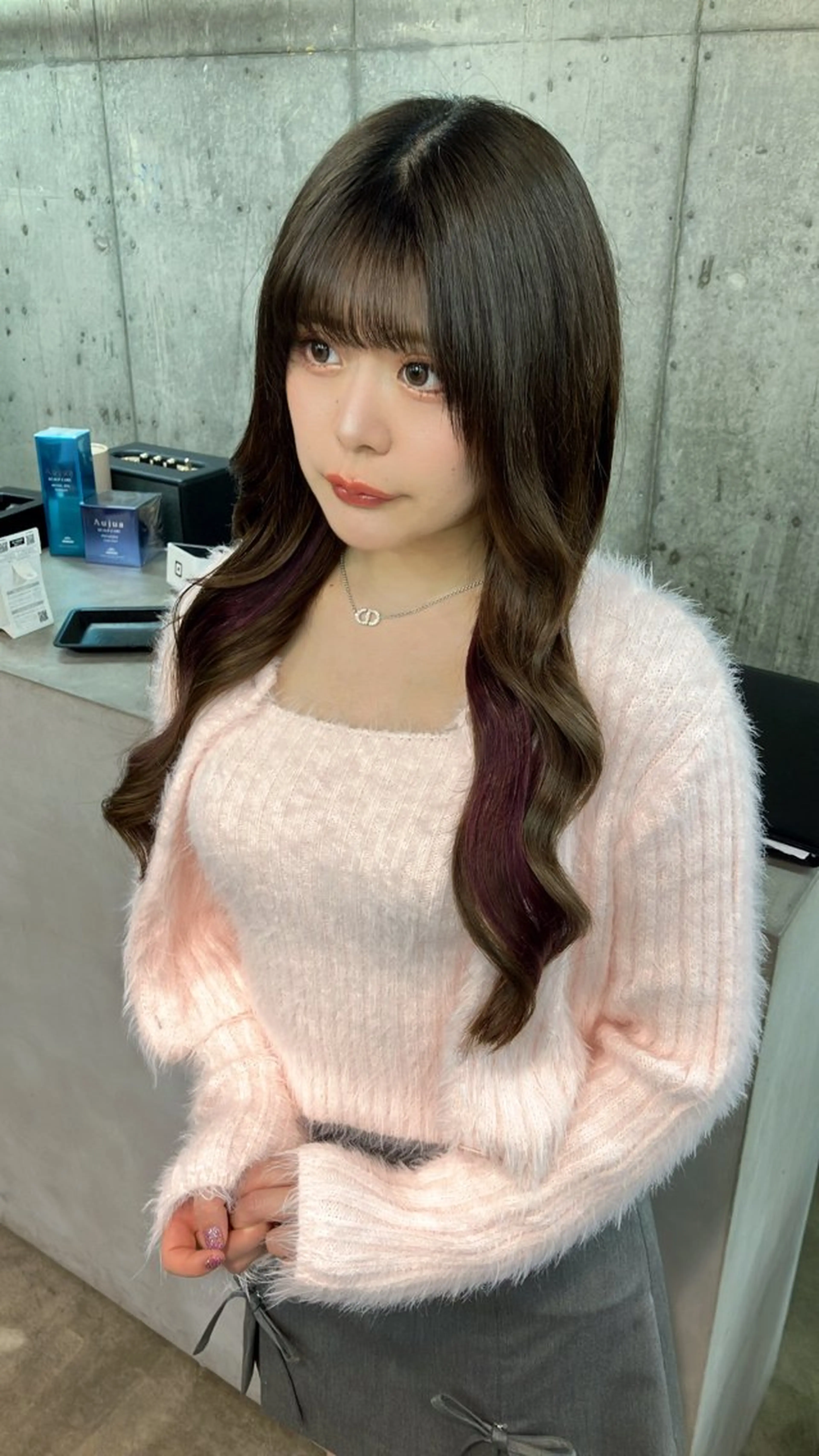 ロング カラー ✨最安値✨エクステ カラー🌼つきな🌼のヘアスタイル