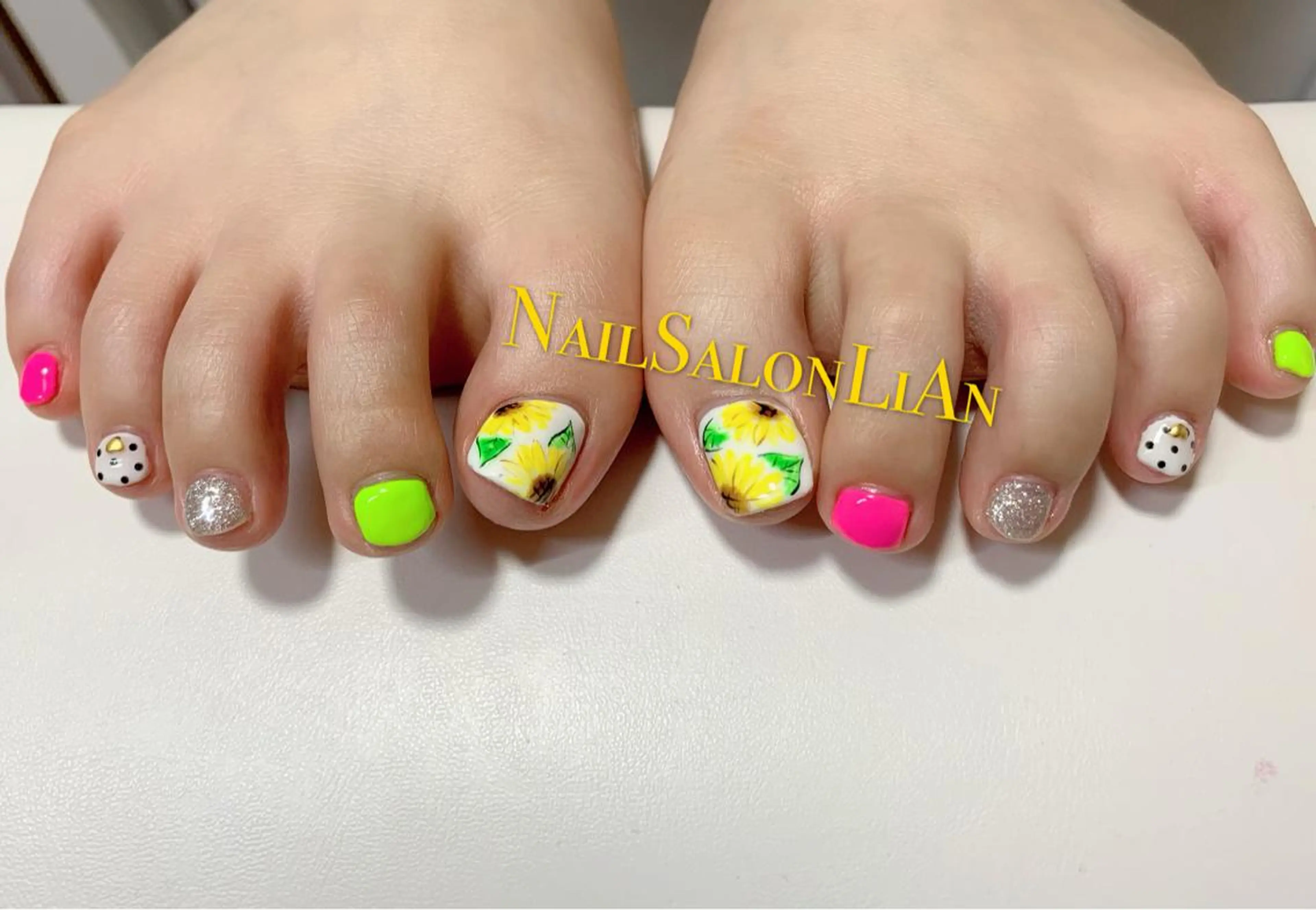 ネイル フットネイル 持ち込み NailSalon LiAnのネイルデザイン