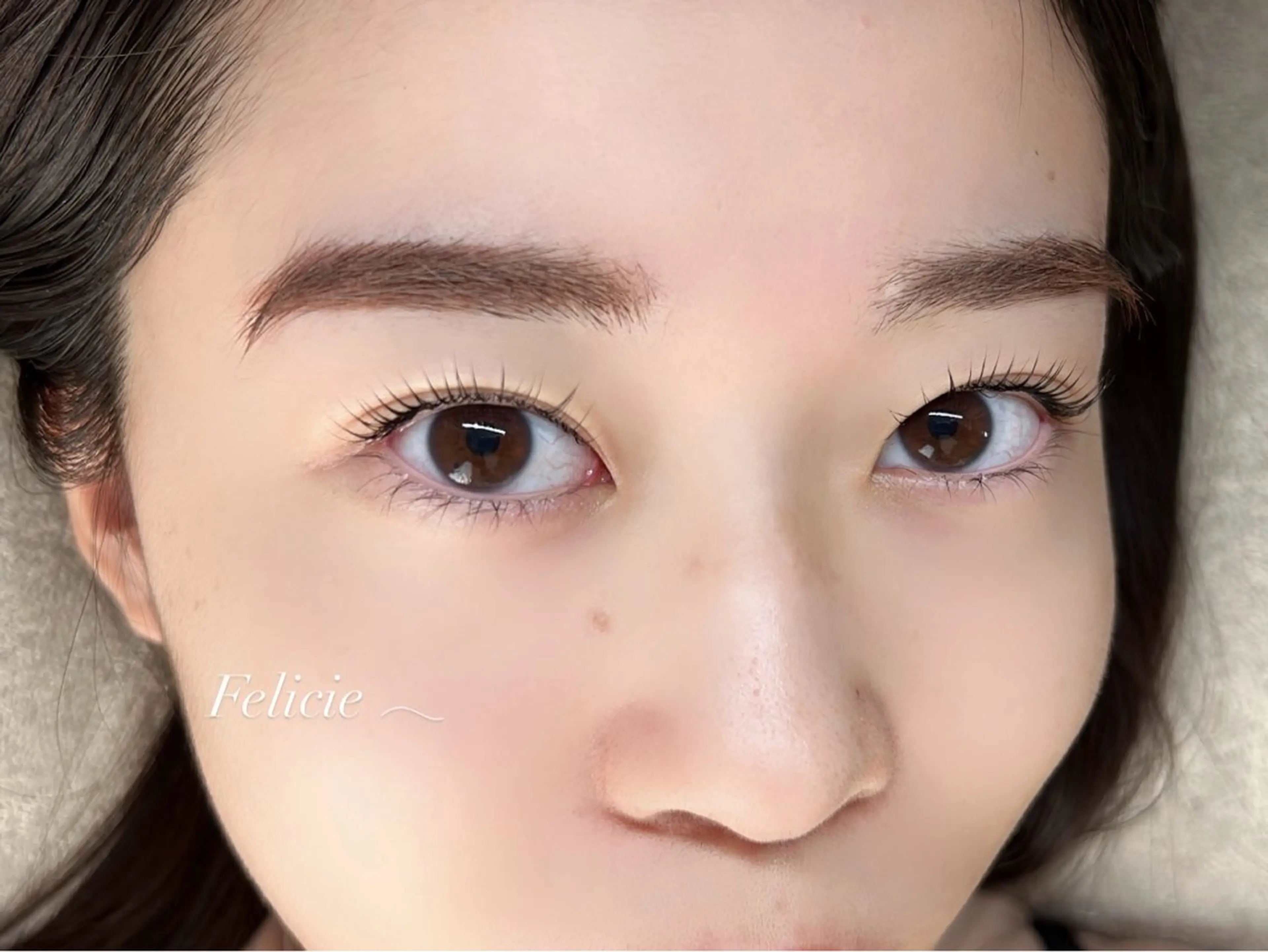 マツエク・マツパ パリジェンヌラッシュリフト マツパ Felicie＊ Sayakaのマツエク・マツパデザイン