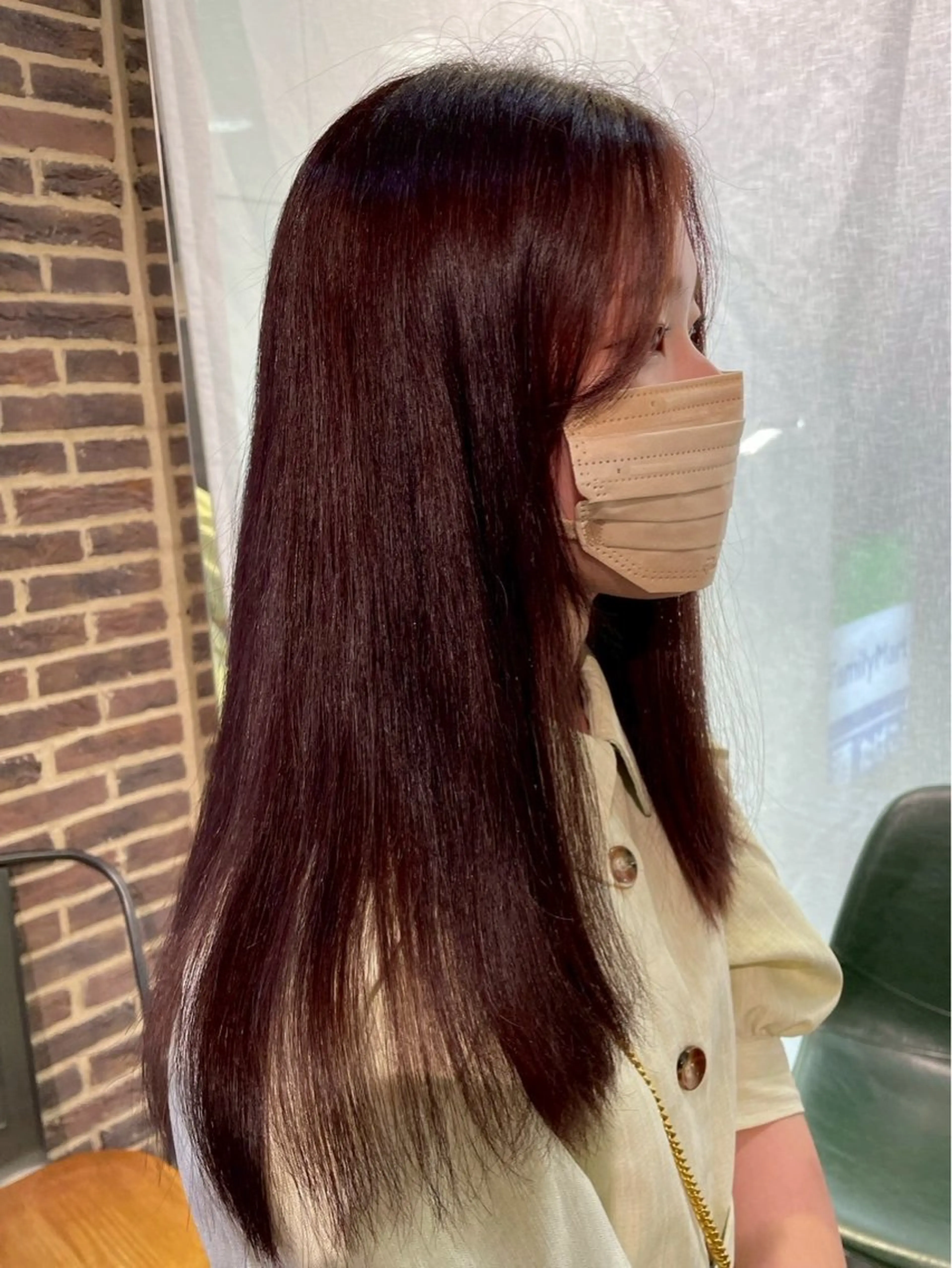 ロング カラー ヘアカラー トリートメント 🎀暖色カラー/ ハナ🎀のヘアスタイル