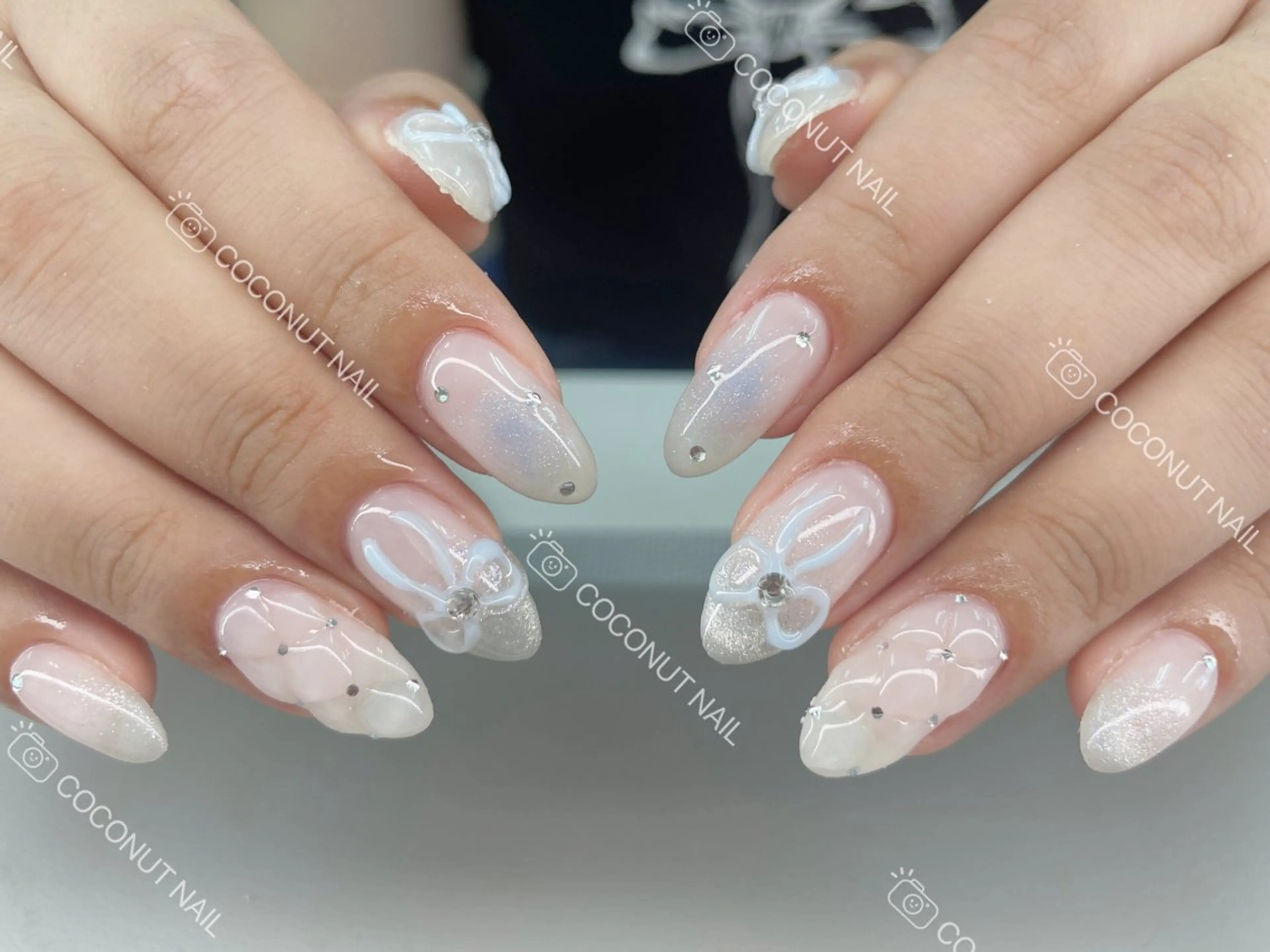 ネイル ハンドネイル 神田 ココナッツのネイルデザイン