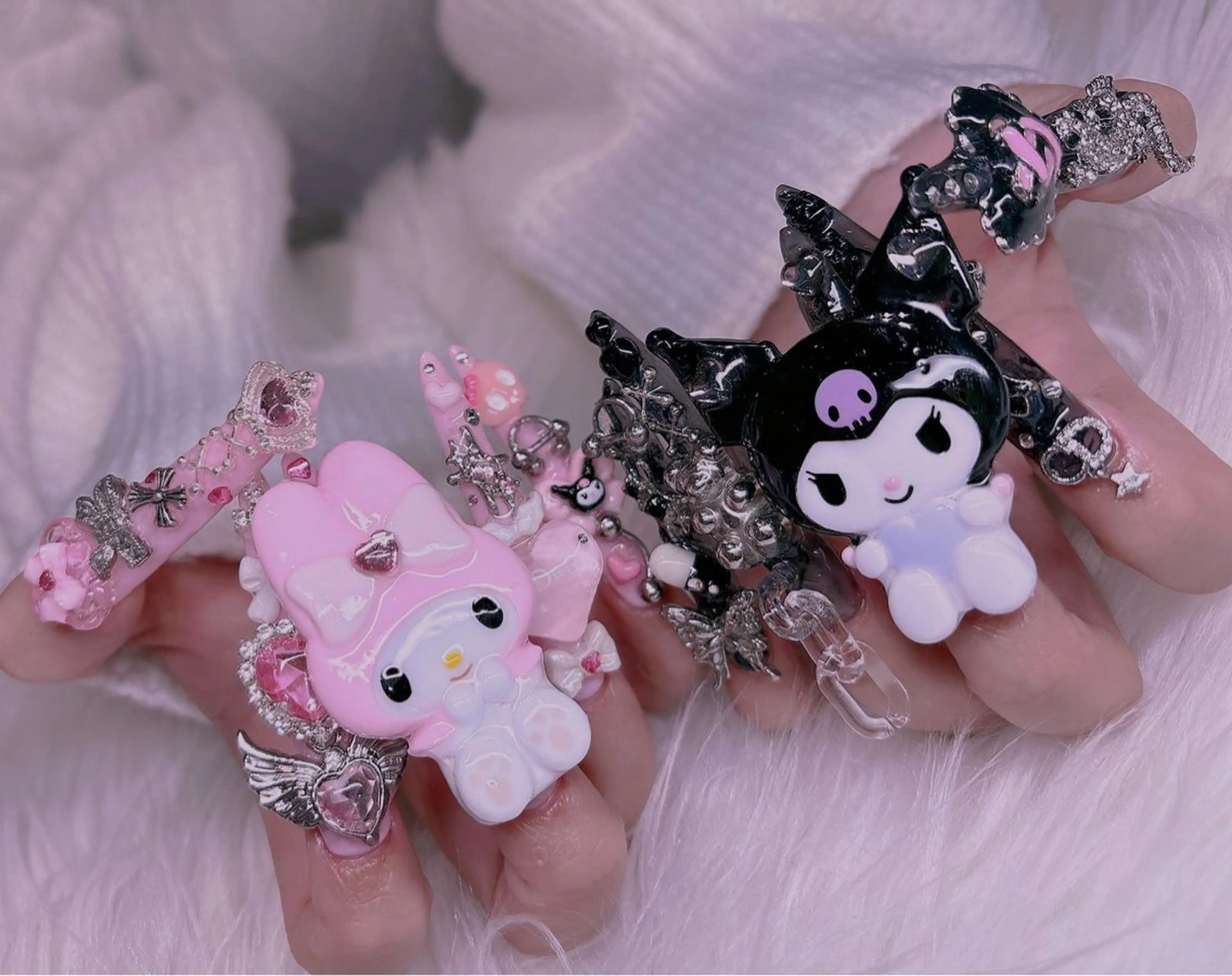 ネイル ロングネイル ネイルチップ 長さだし専門店 M2　rikaのネイルデザイン