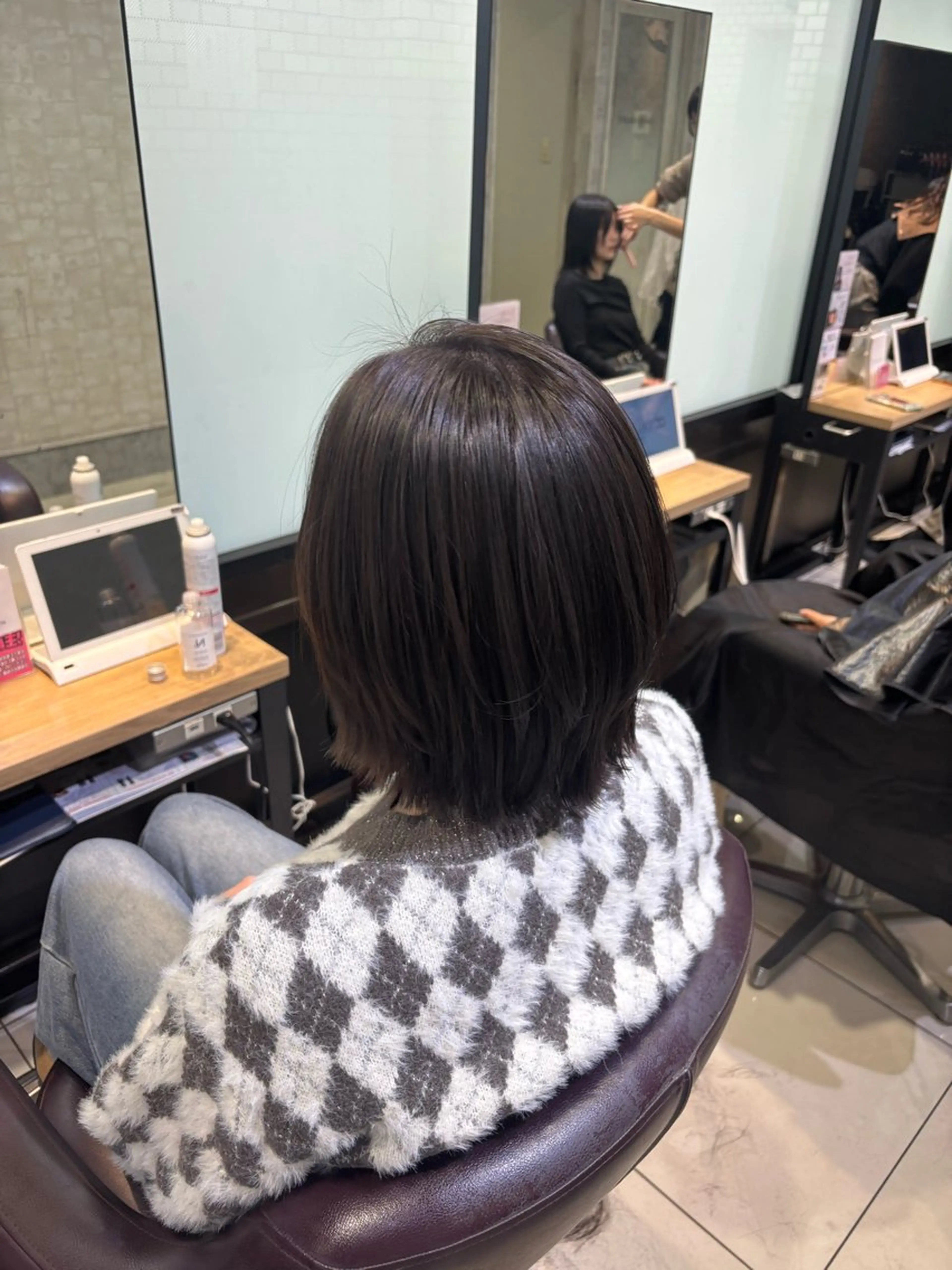 ショート カラー ヘアカラー 髪質改善韓国レイヤー /カラー/miyuのヘアスタイル