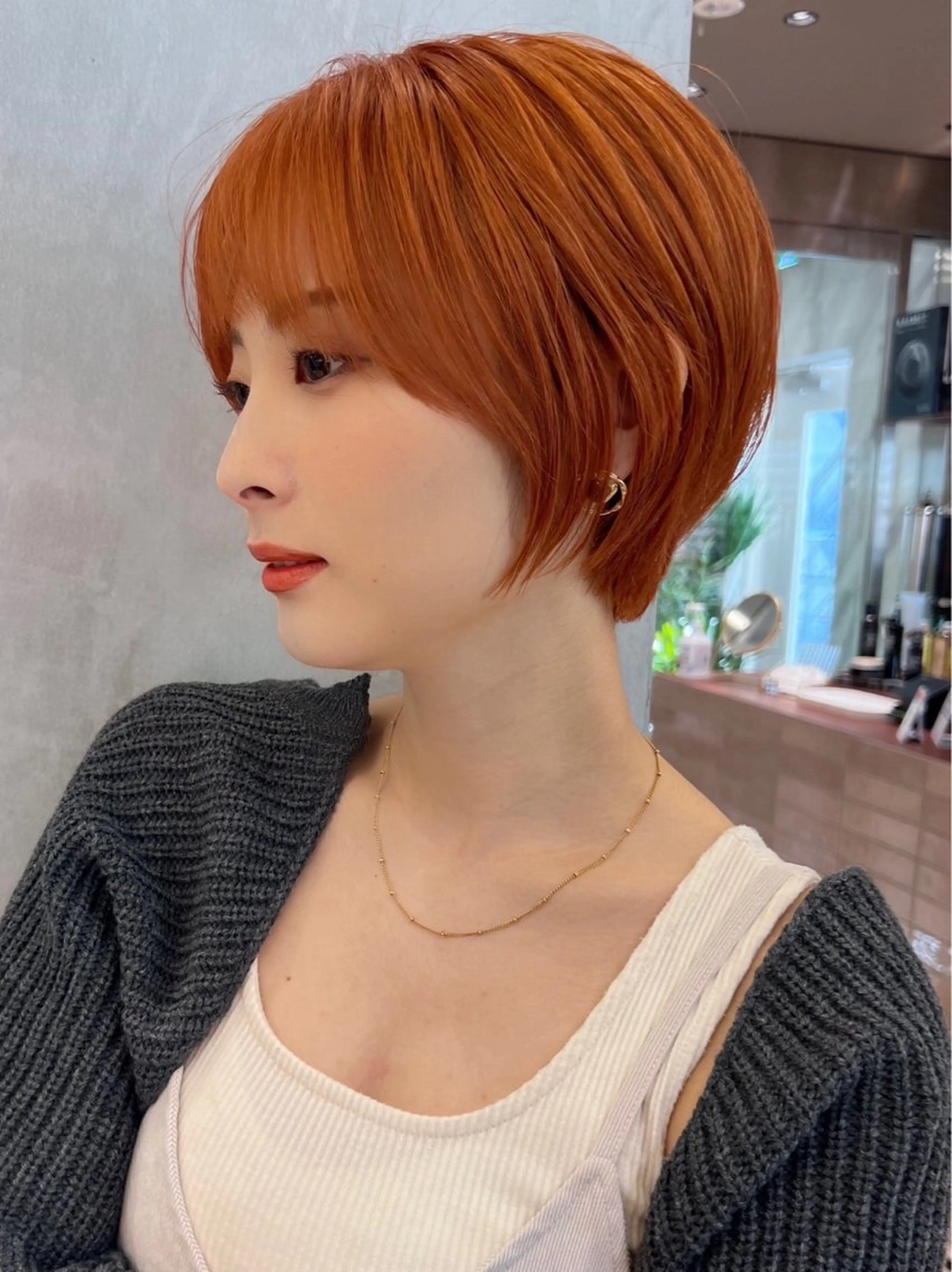 ショート ショートボブ ボブ ショートヘア 縮毛矯正/髪質改善 /ボブ/ともきのヘアスタイル