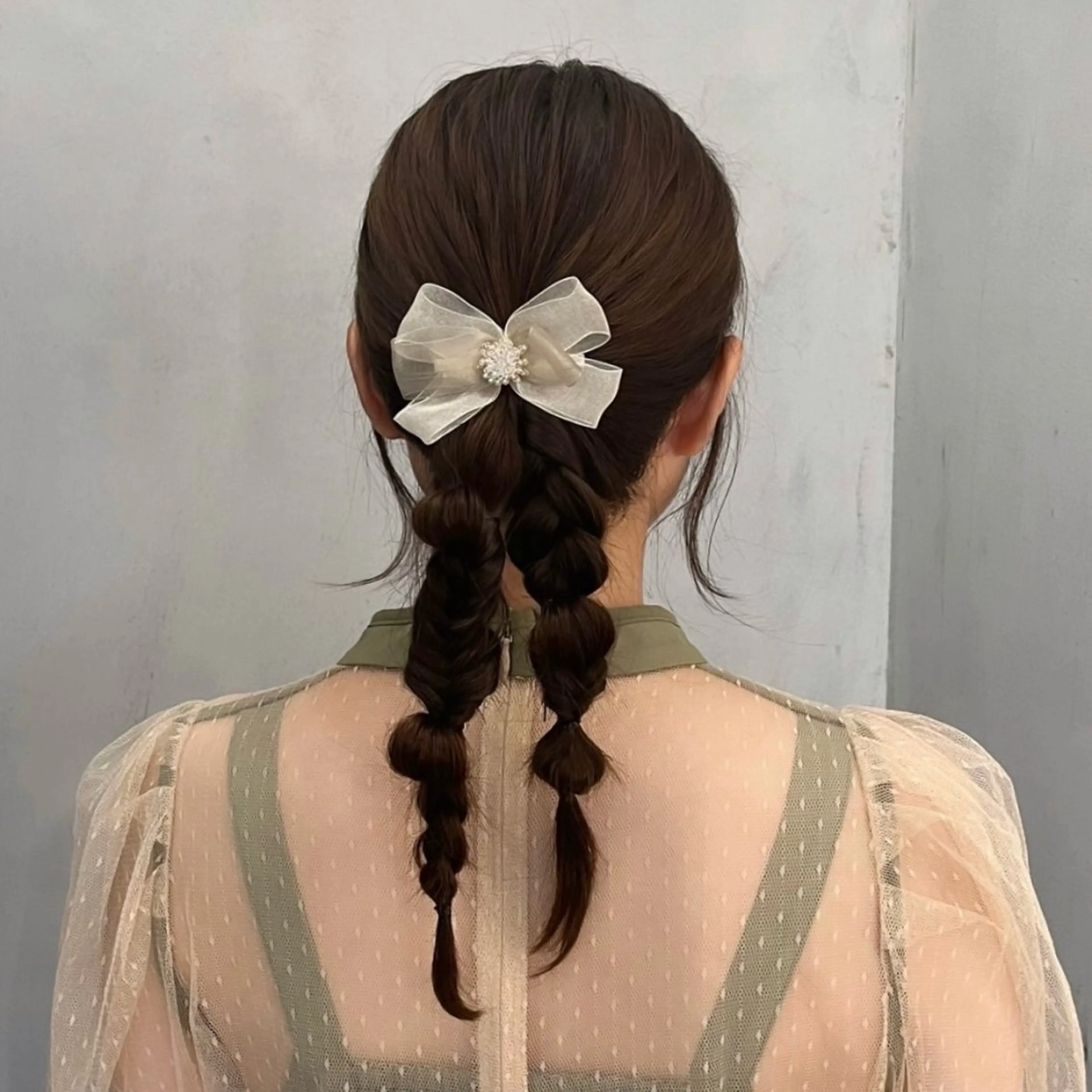 セミロング ヘアセット 𝙆𝙖𝙞🎀🩶 レイヤー/縮毛矯正のヘアスタイル