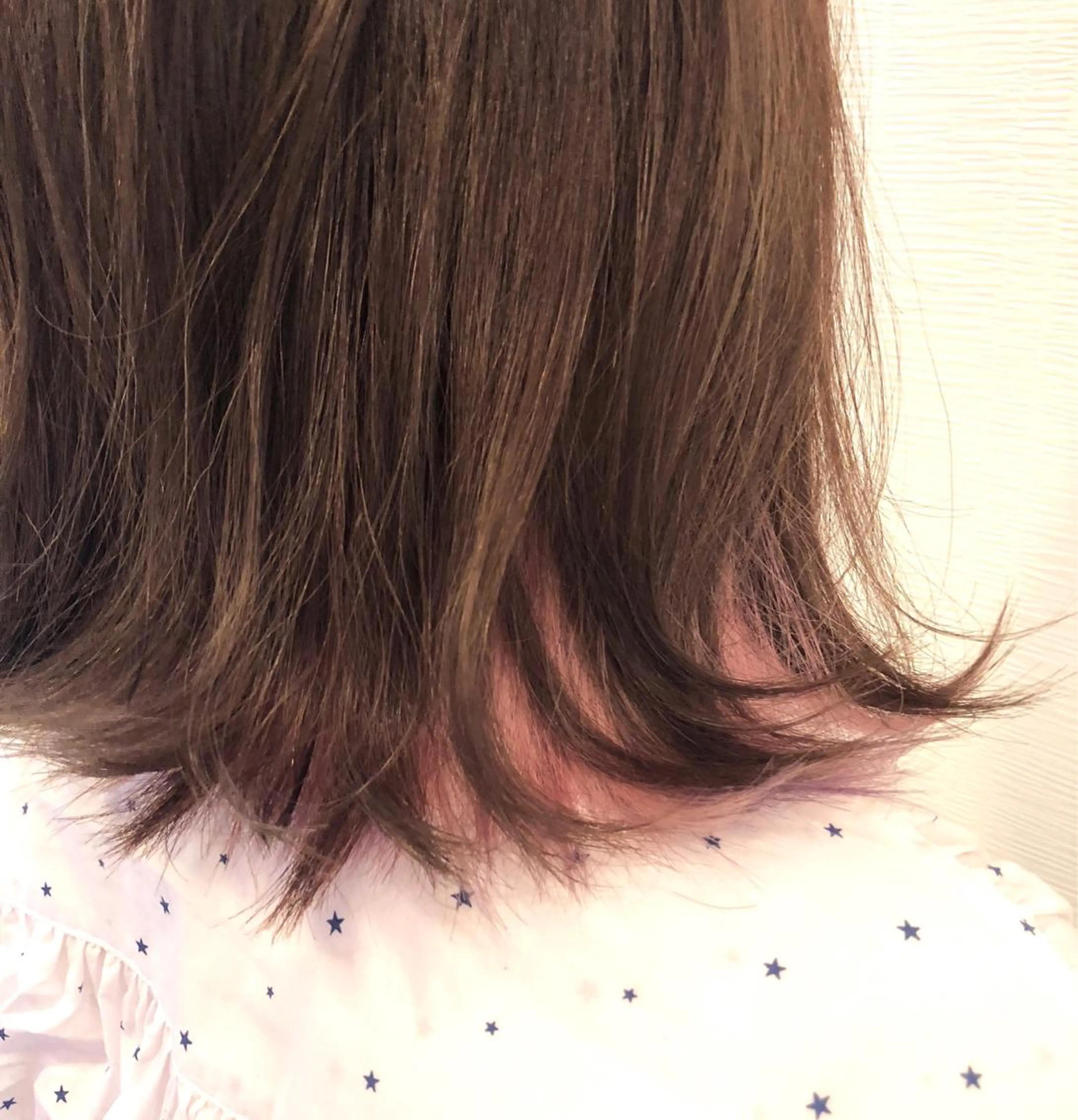 ミディアム カラー インナーカラー ピンクカラー ボブ ヘアカラー トリートメント 平川 友希子のヘアスタイル