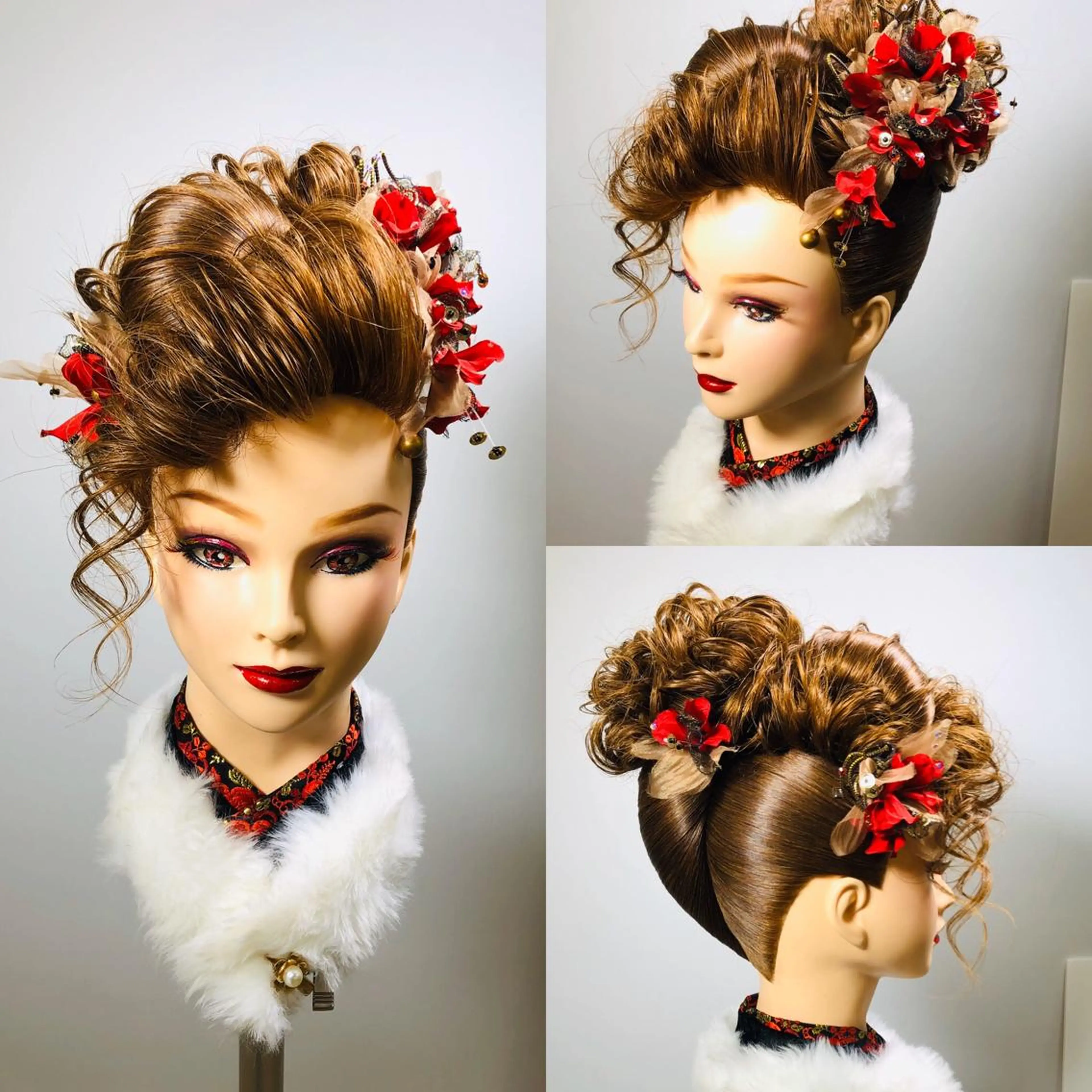 ヘアアレンジ 京都レイヤーカット/ 縮毛矯正/羽柴りくのヘアスタイル