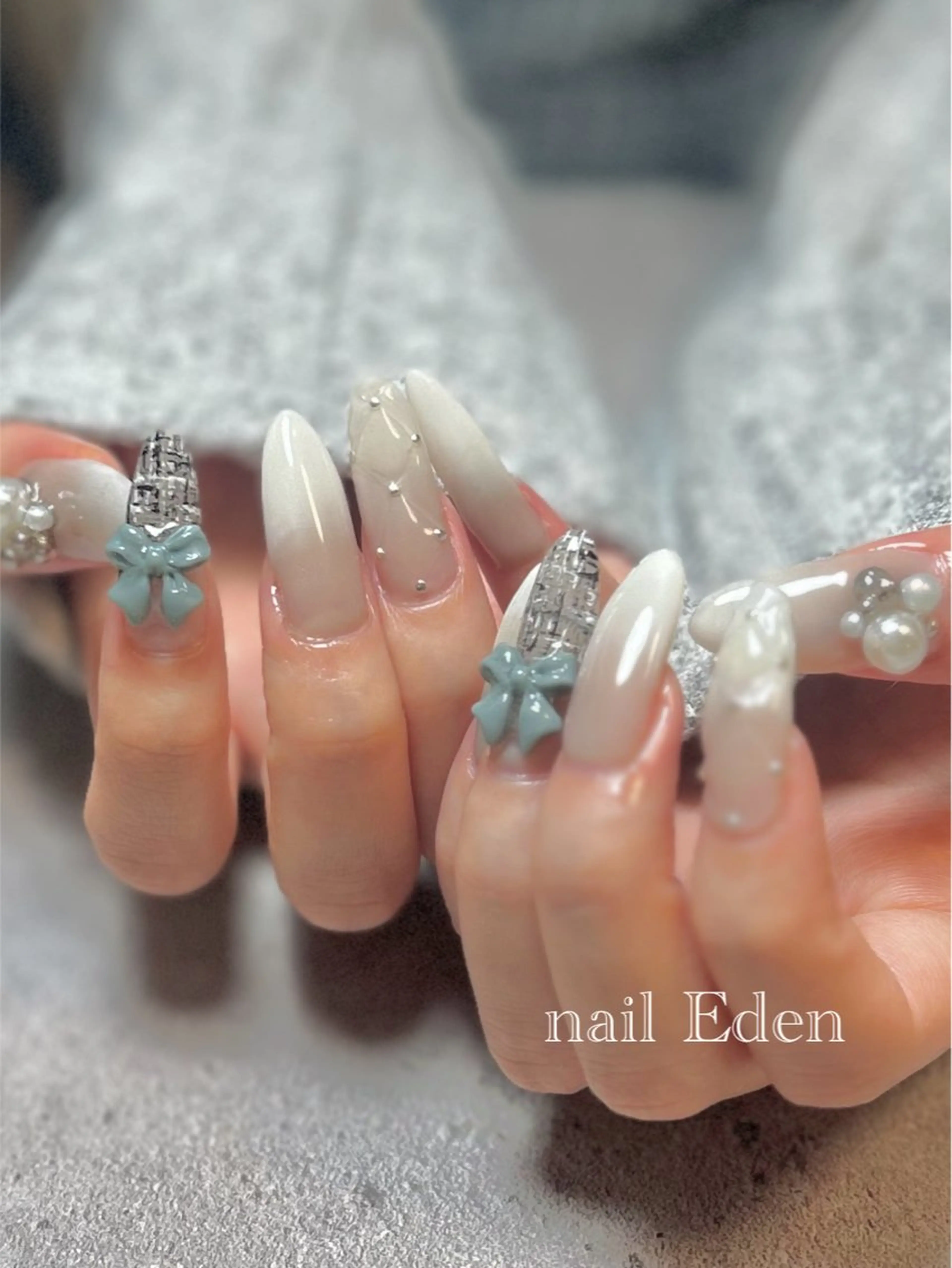 ネイル 持ち込み ハンドネイル ハンドケア Eden　private nail saron所属・Eden ♾️のネイルデザイン