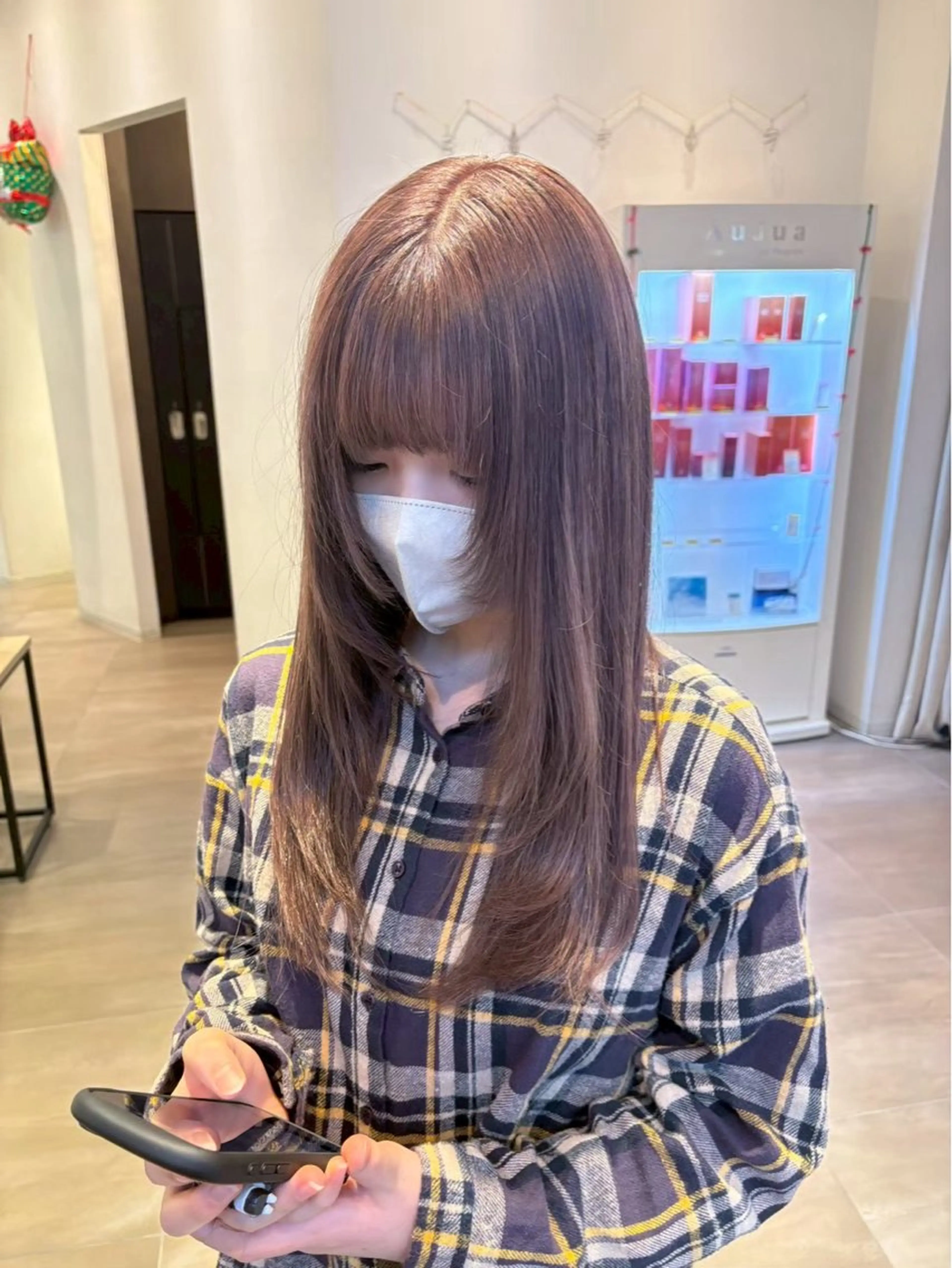 ロング わだ まゆのヘアスタイル