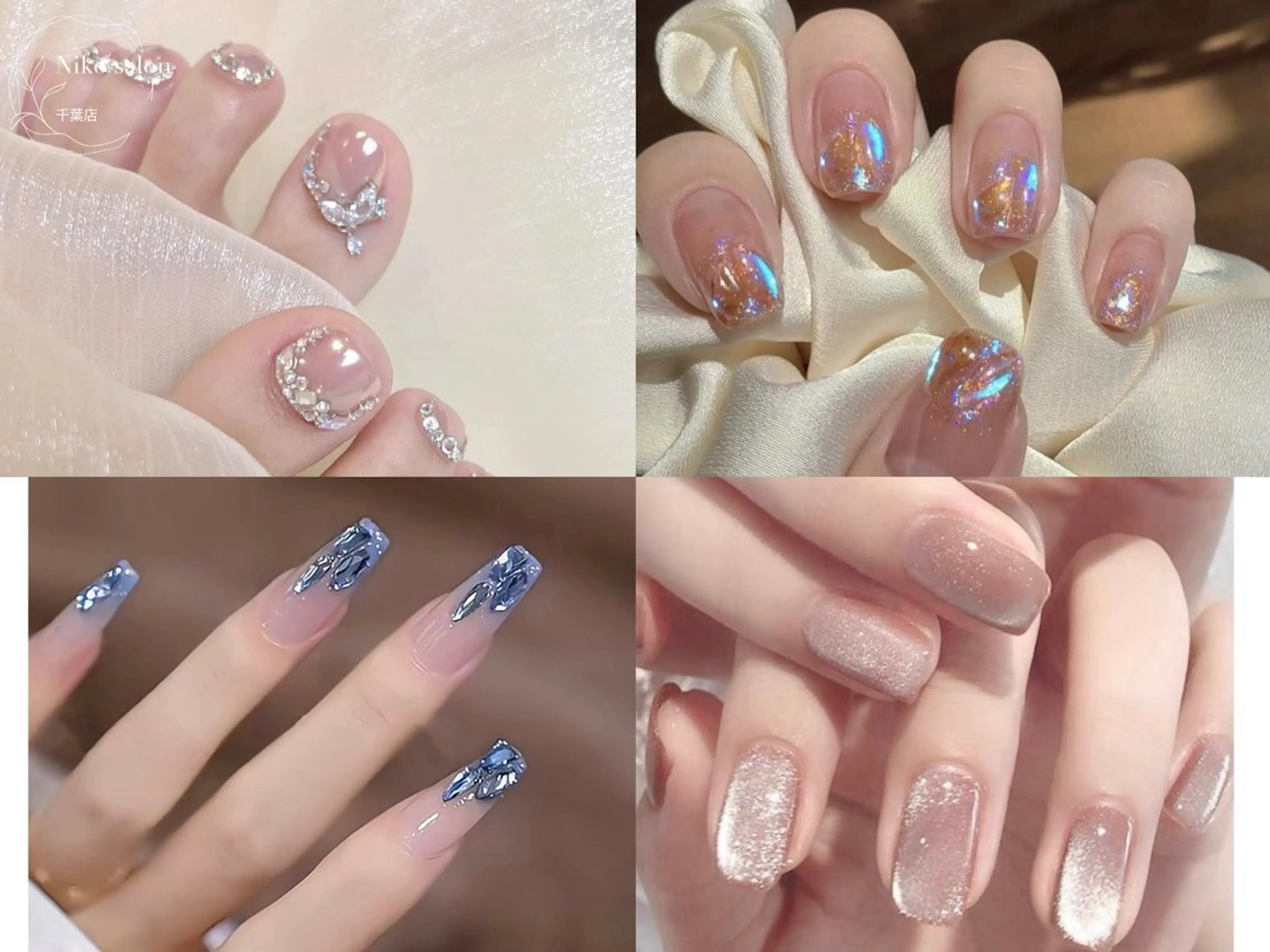 ネイル チークネイル 長さ出し フットネイル フレンチネイル ジェルネイル 堀井 モモのネイルデザイン