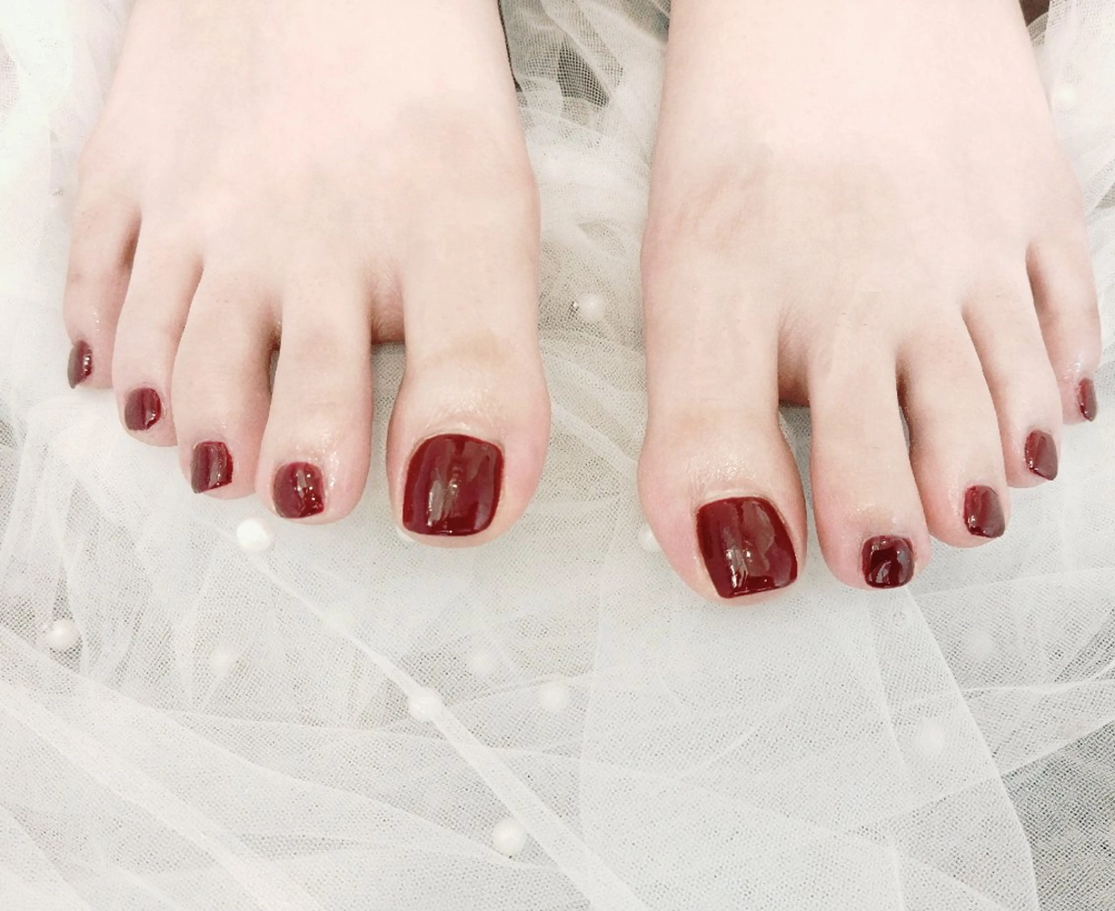 🎀練習モデル🎀フット・ワンカラー/オフ有りの写真