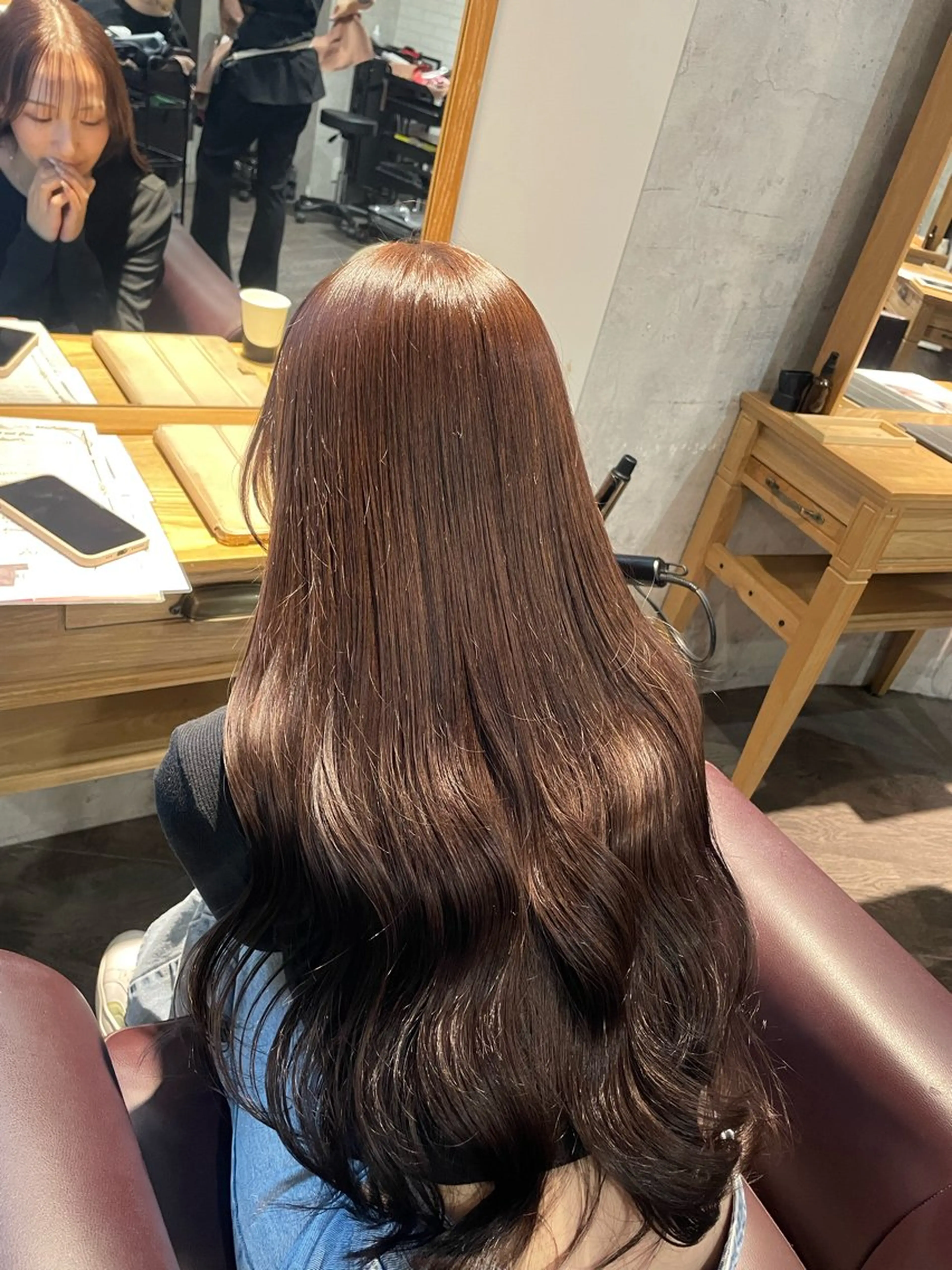 ロング 🦄艶カラー×韓国 NANA💎🐬のヘアスタイル