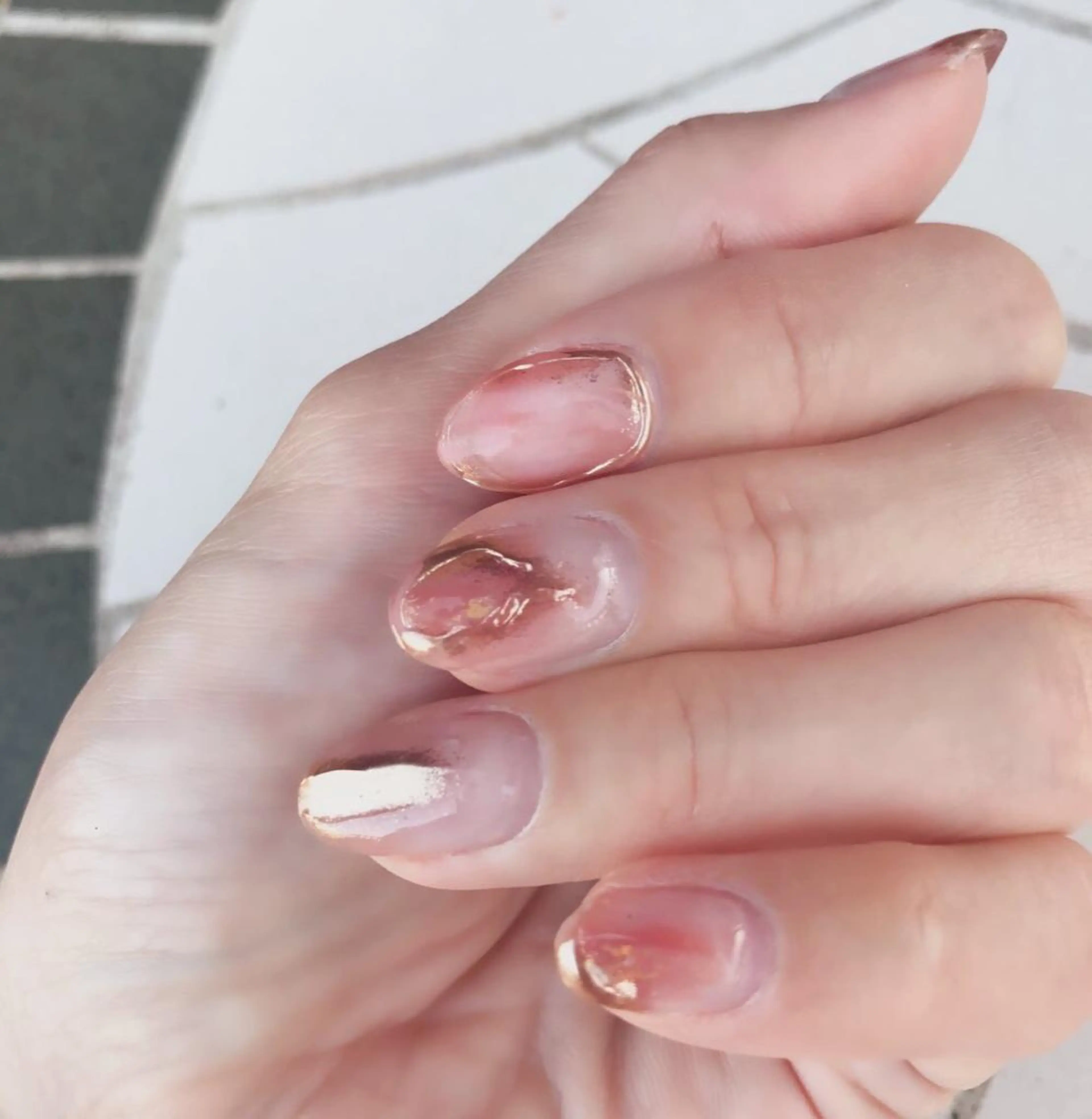 ネイル ニュアンスネイル Nyanco Nailのネイルデザイン