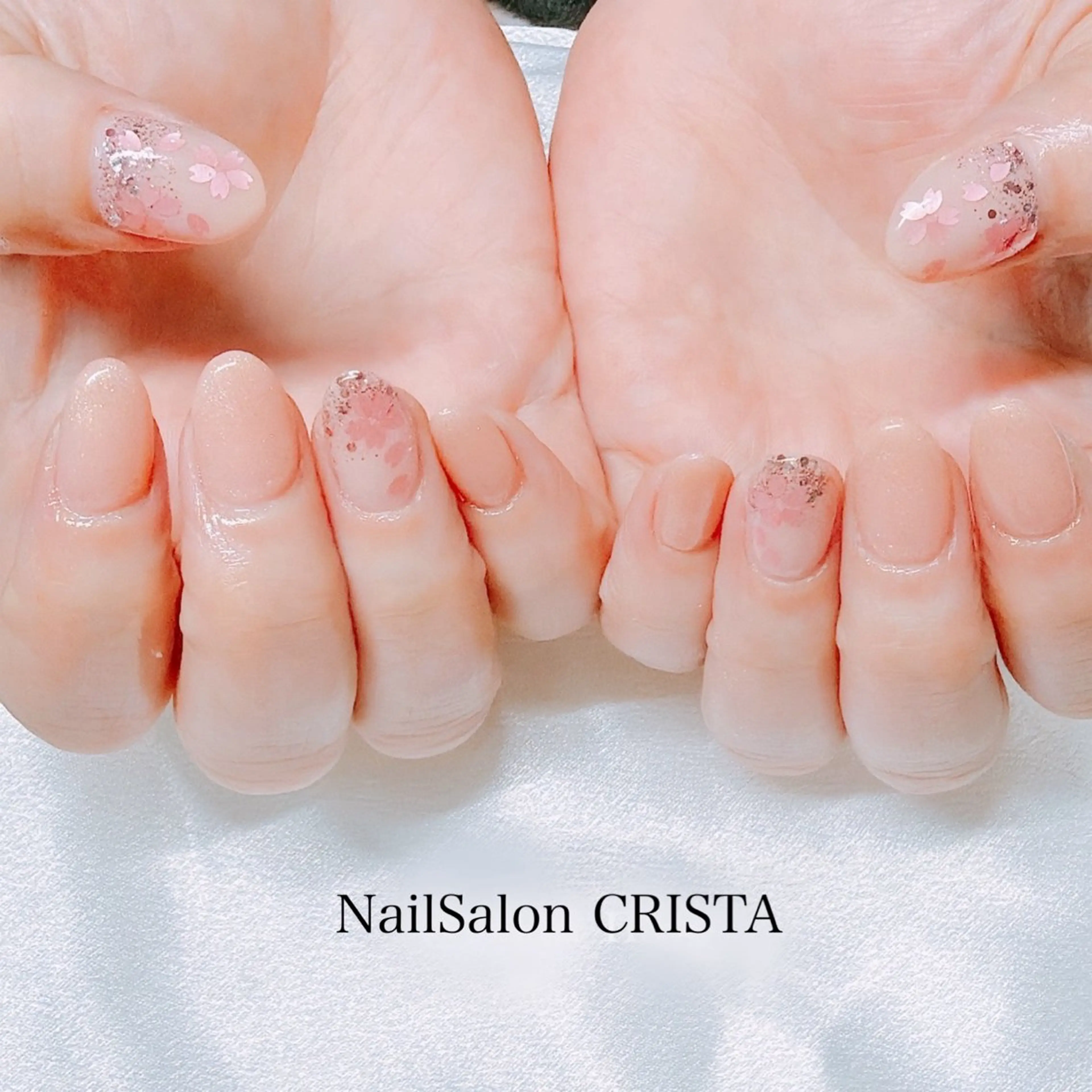 ネイル フットネイル ジェルネイル マグネットネイル オフィスネイル ワンカラーネイル NAILSALON CRISTA所属・🤍CRISTA yui🤍のネイルデザイン