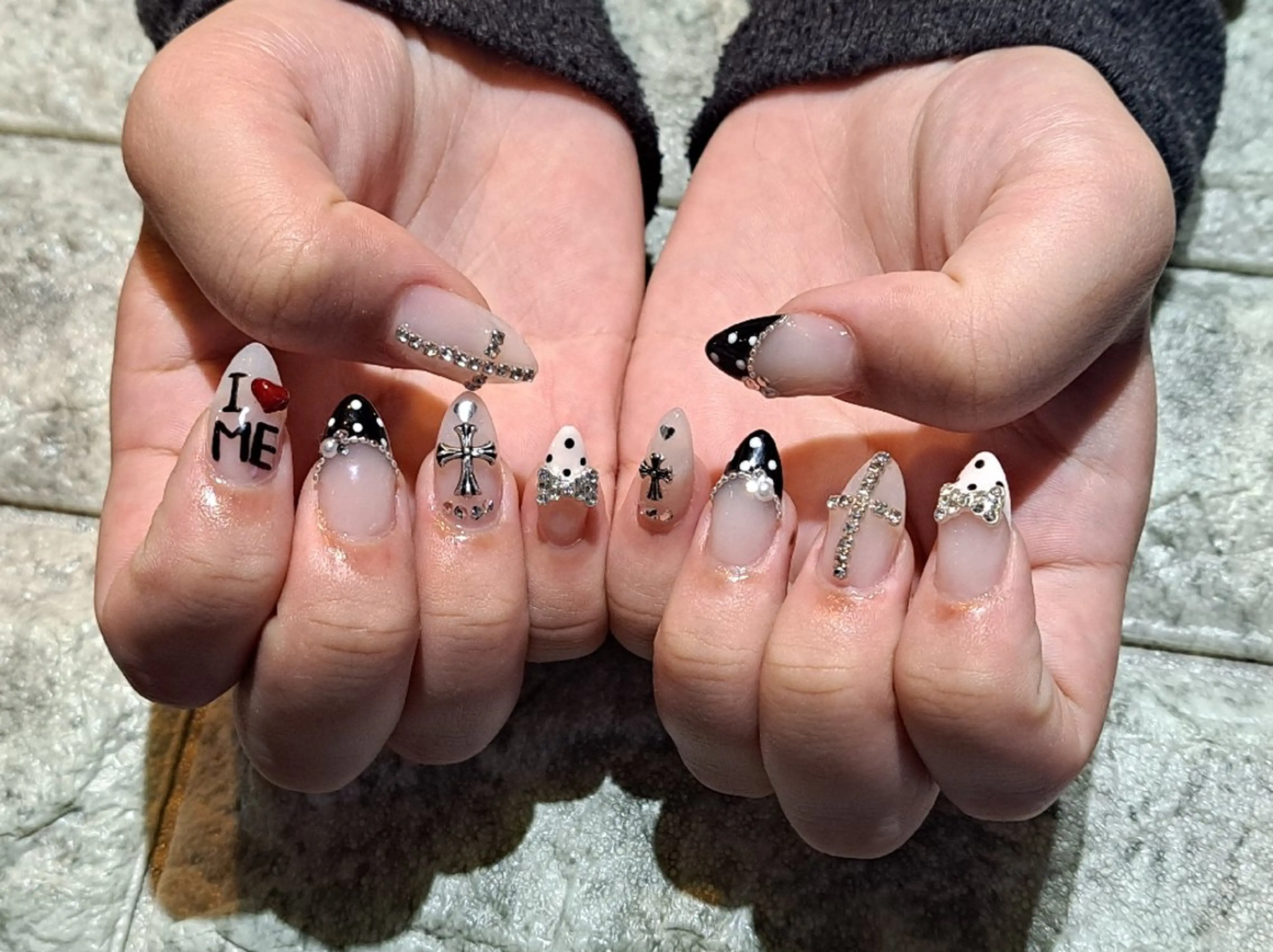 ネイル 長さ出し スカルプネイル ハンドネイル RounGe町田店 🧸大谷のネイルデザイン