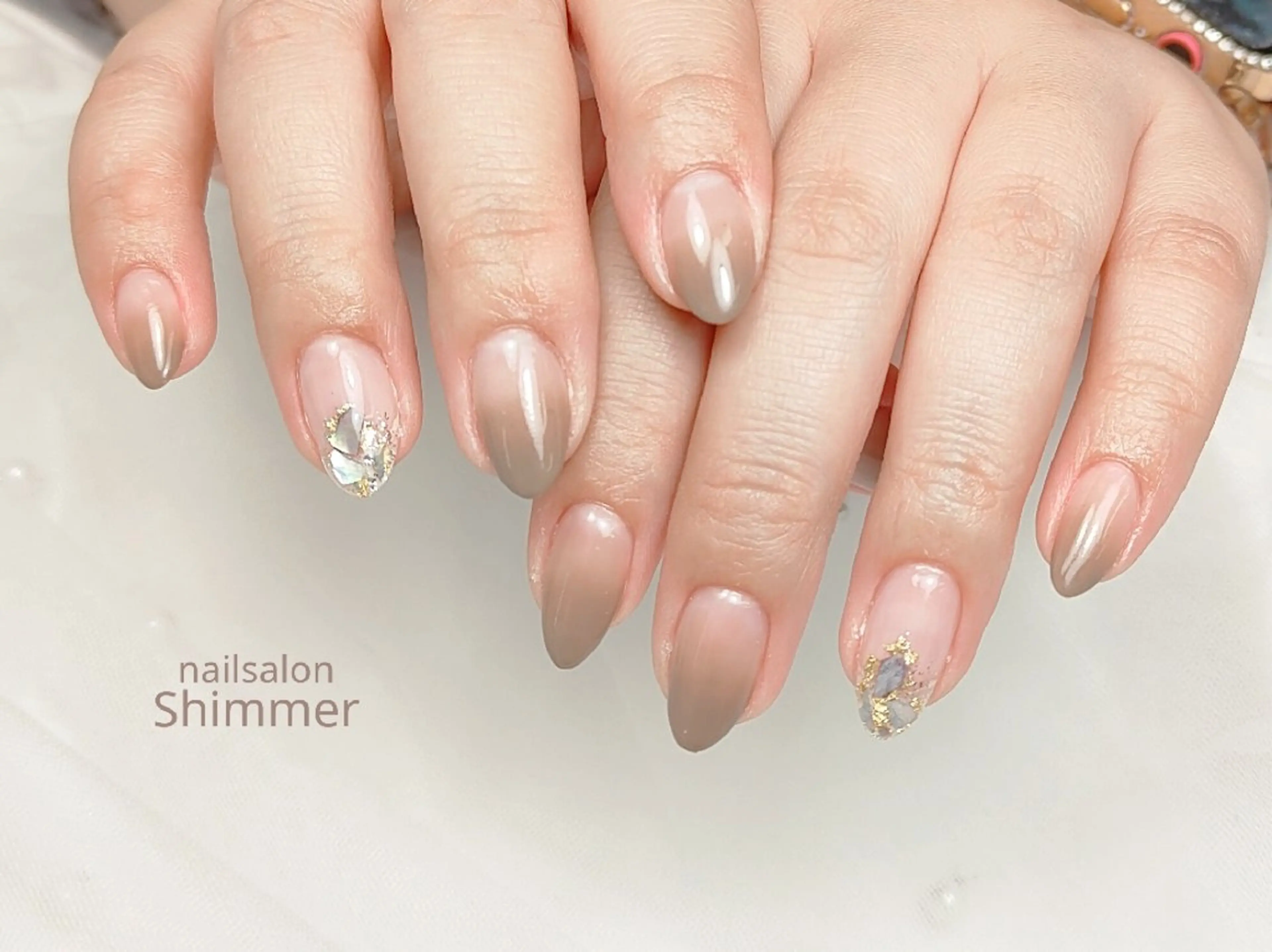 ネイル アートネイル Shimmer Asakoのネイルデザイン