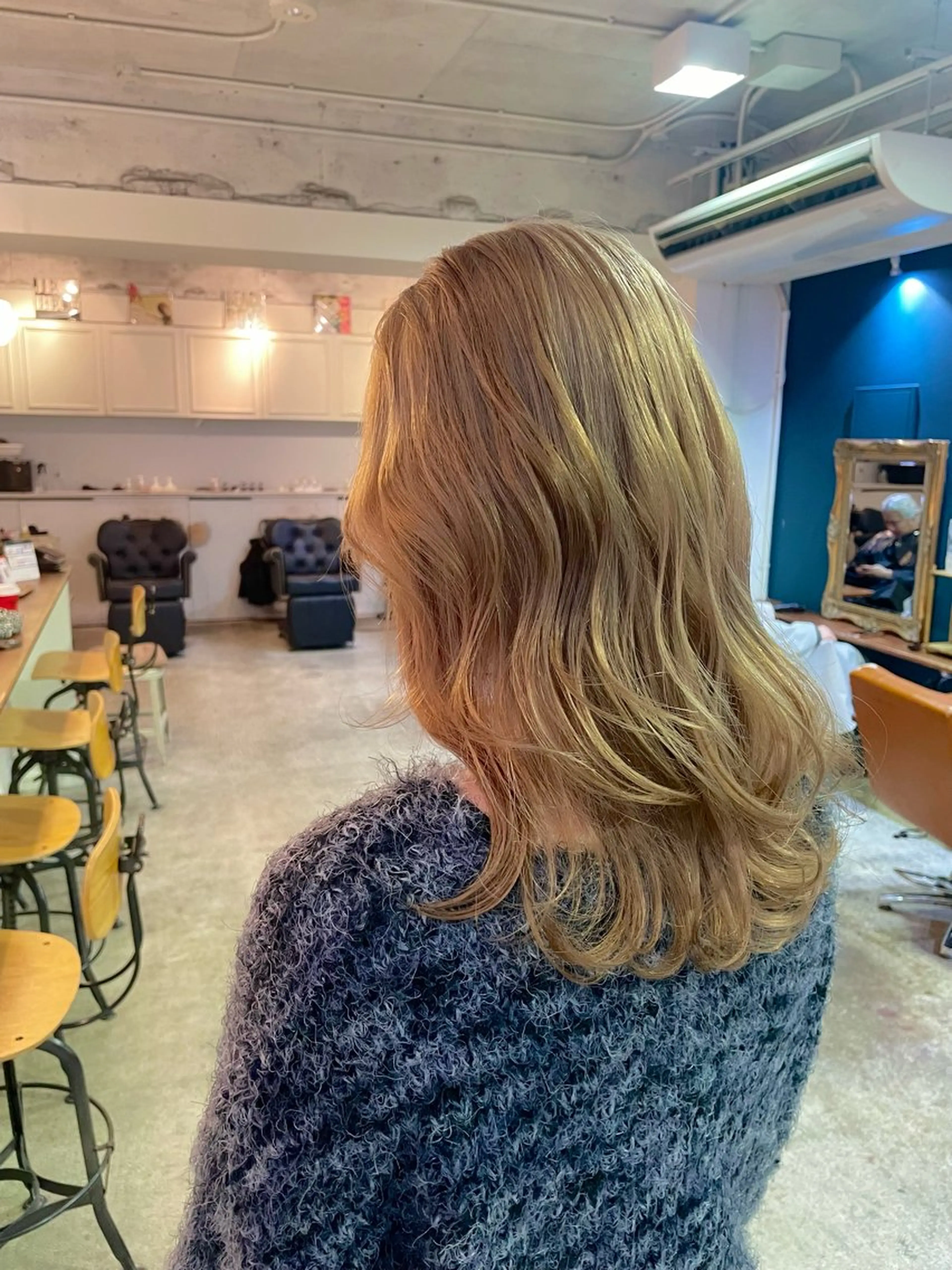 ロング カラー ヘアアレンジ ベージュカラー ブロンド ブロンドベージュ ヘアカラー トリートメント 山崎 澪 レイヤーカット/大宮のヘアスタイル