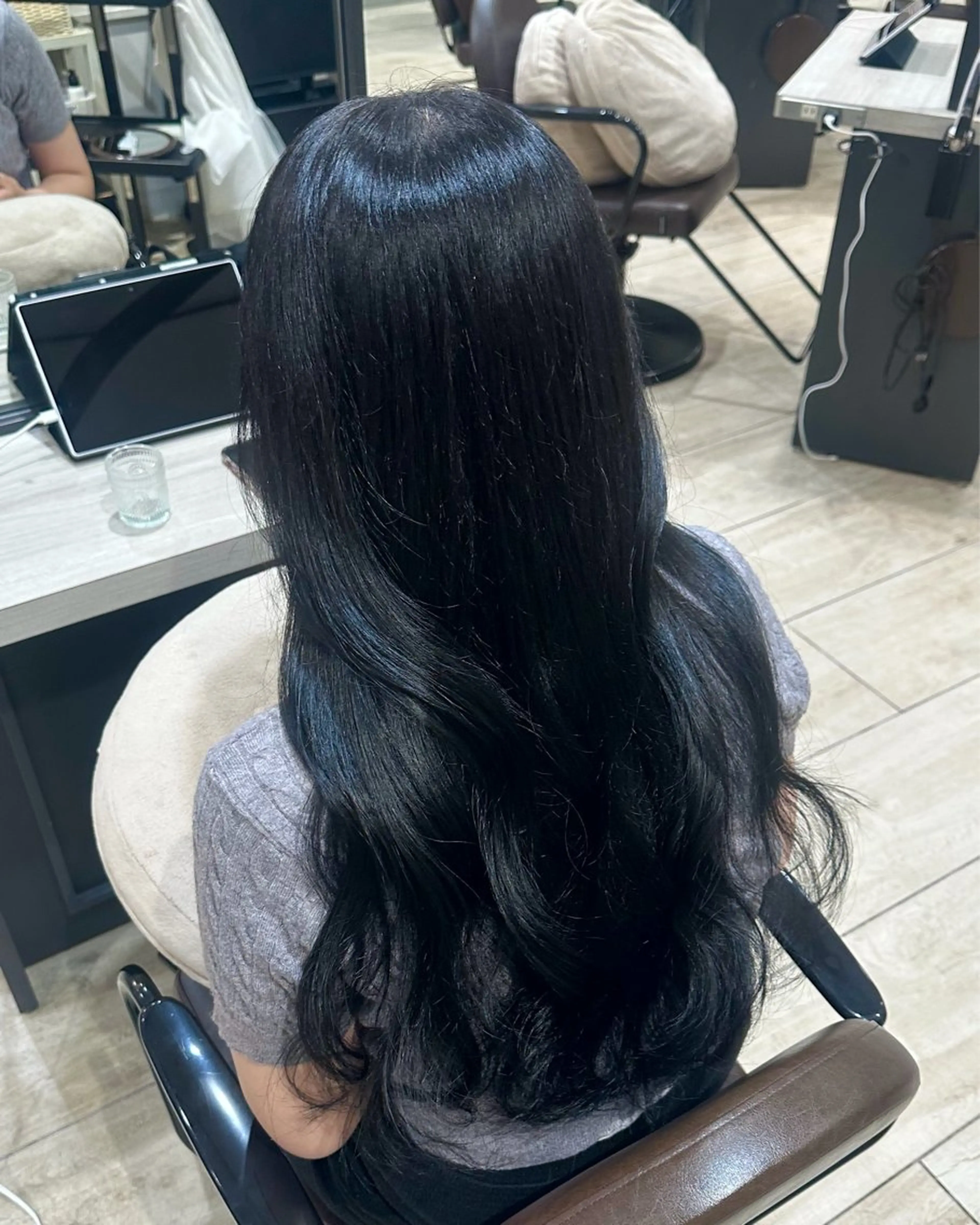 ロング カラー ヘアカラー トリートメント カナ🌀銀座/ カラーリスト/透明感のヘアスタイル