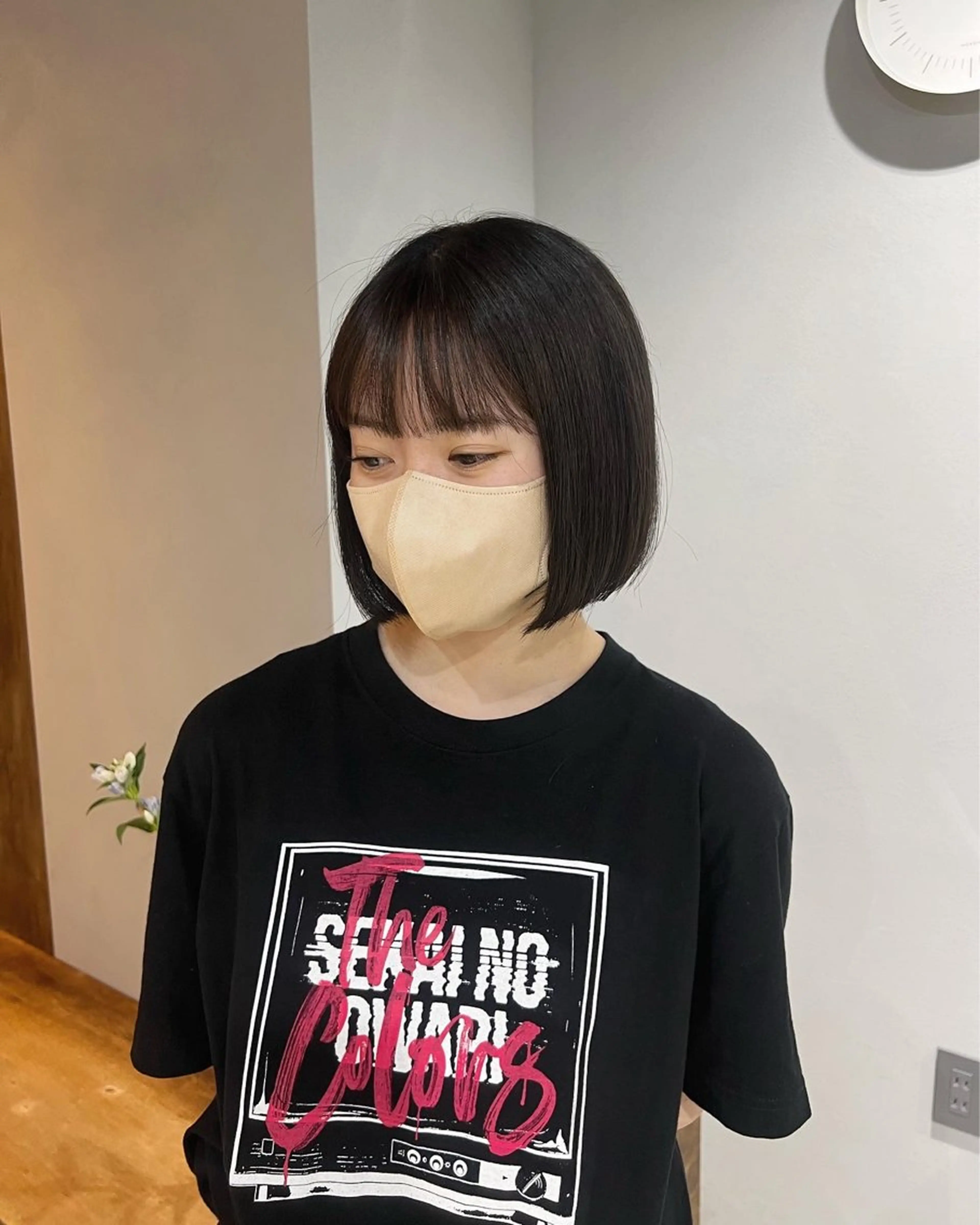 ショート カラー ヘアカラー トリートメント akane/ボブ /オリーブ/ブラウンのヘアスタイル