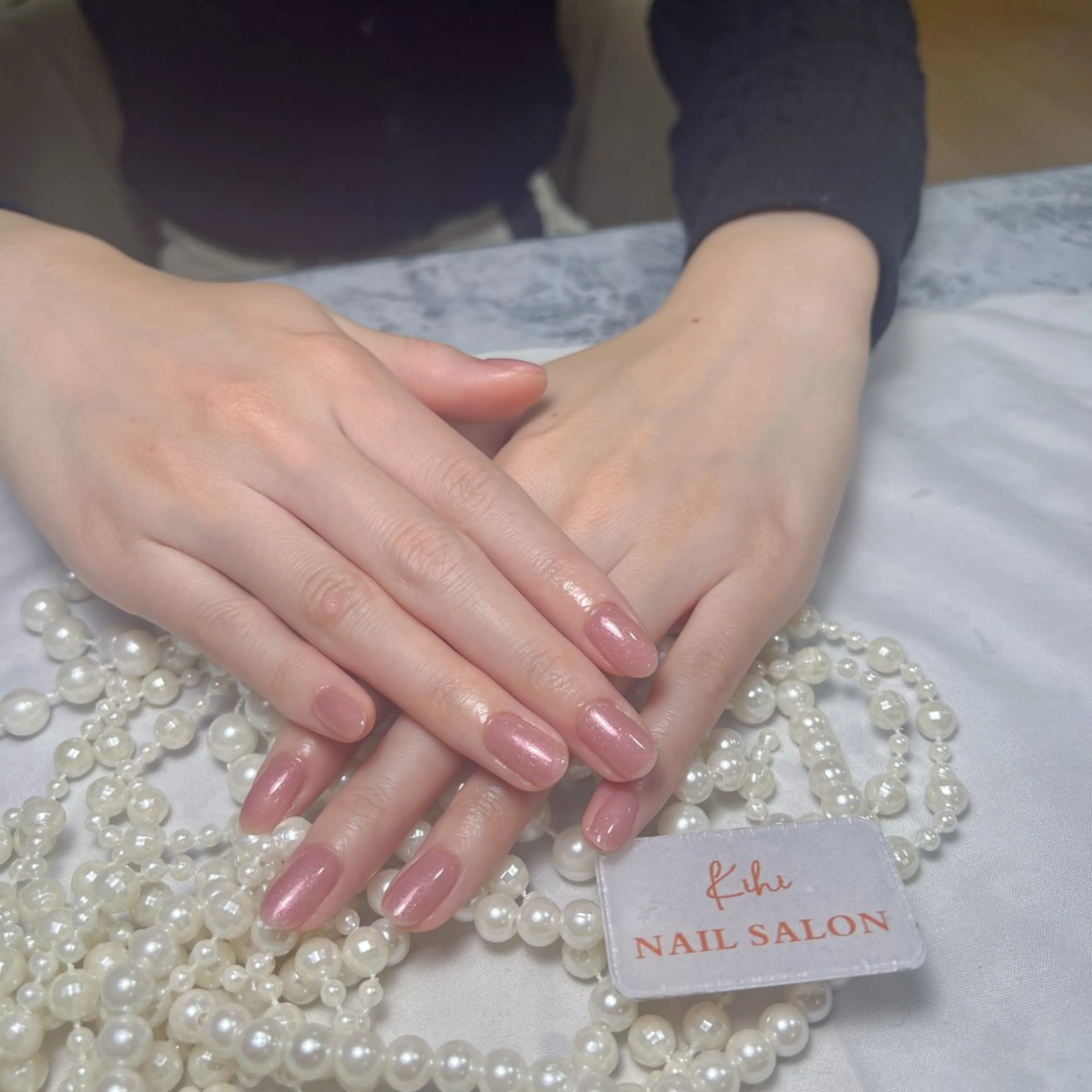 ネイル アートネイル フレンチネイル ジェルネイル グラデーション 韓国ネイル 村中 ハナのネイルデザイン