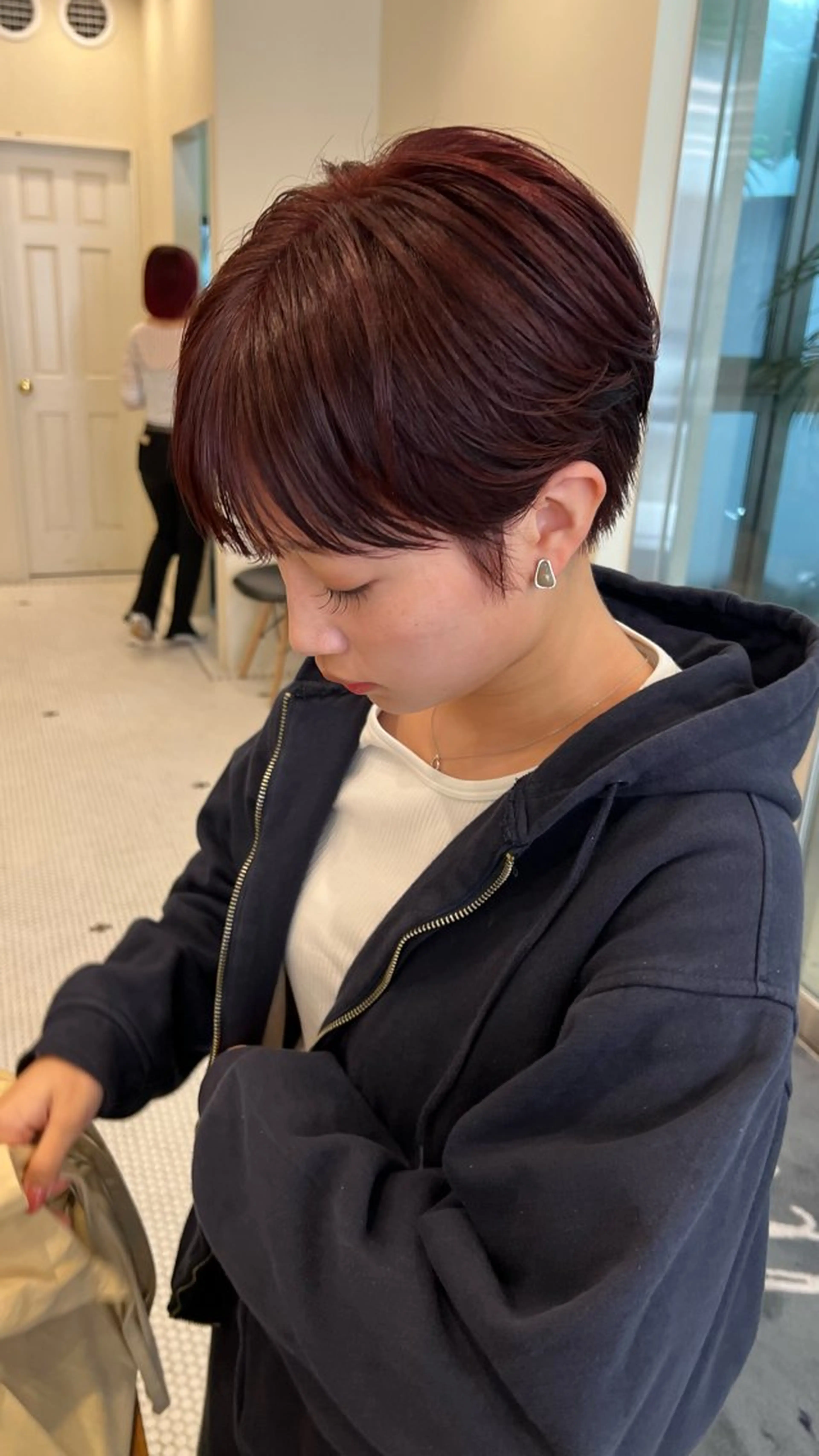 ショート belle   表参道　terrace所属・抜きっぱなしブロンド /ハイトーン/カナタのヘアスタイル