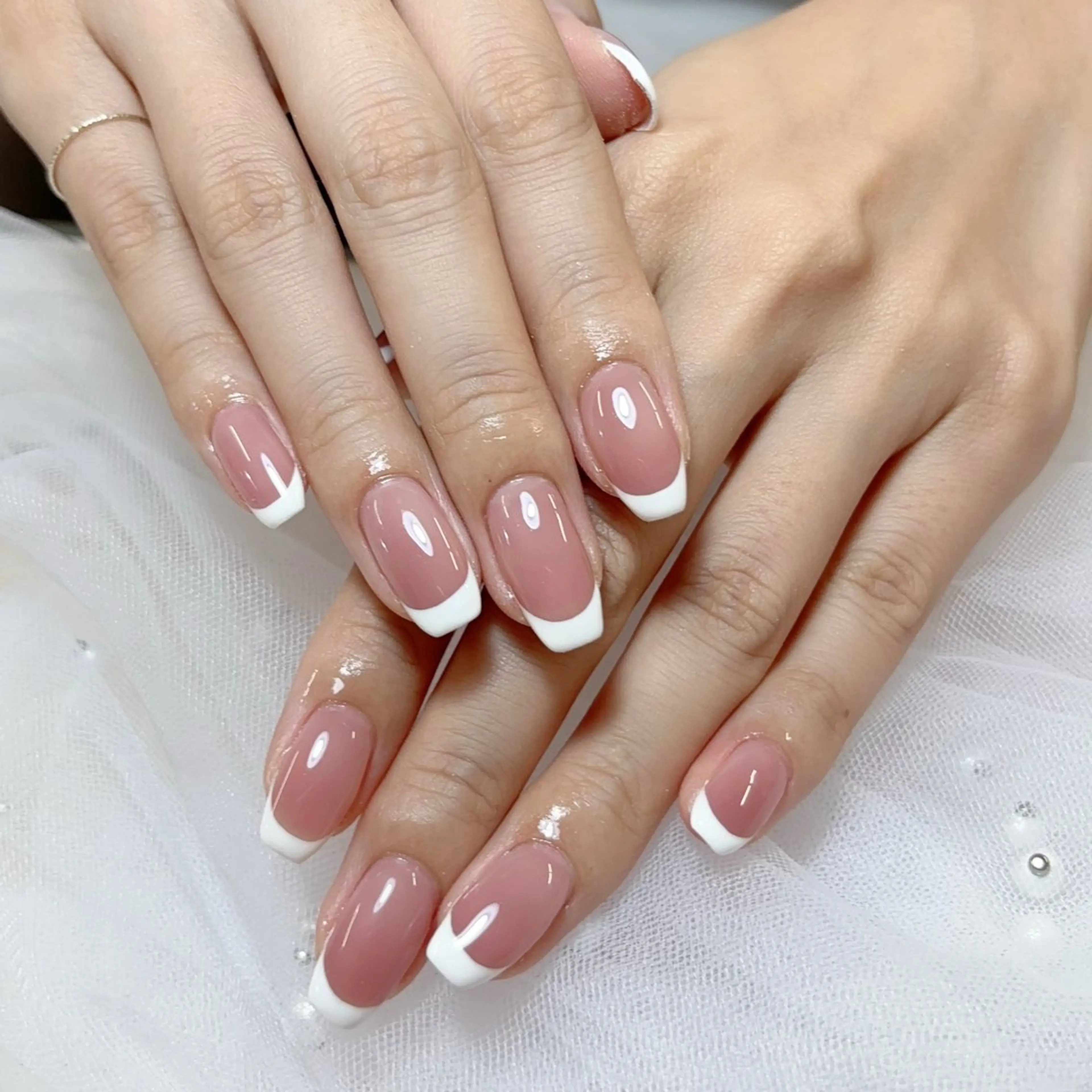 ネイル ハンドネイル 💗キラネイル💗 モチ最高のネイルデザイン