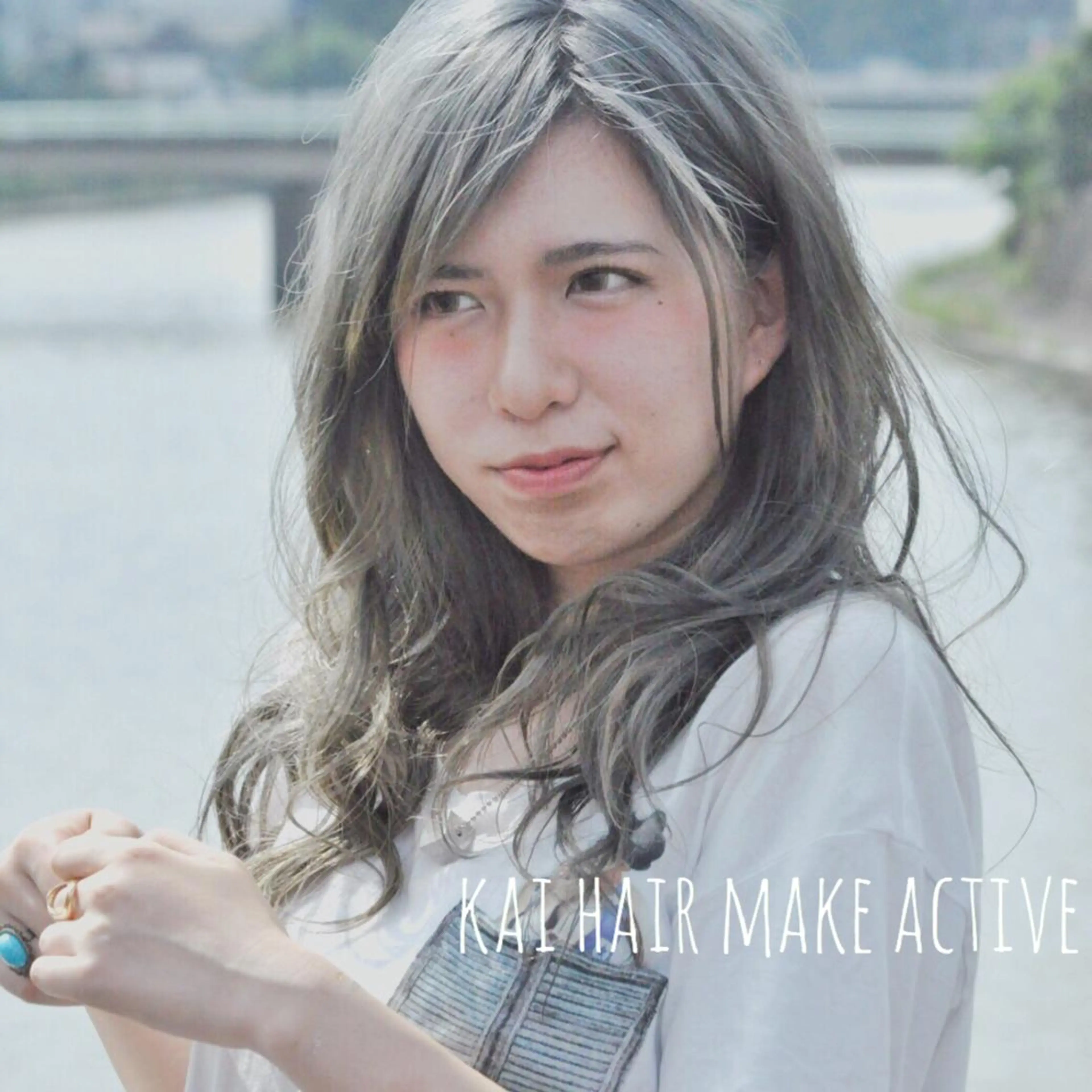 ロング カラー ブリーチ 坂東 秀幸のヘアスタイル