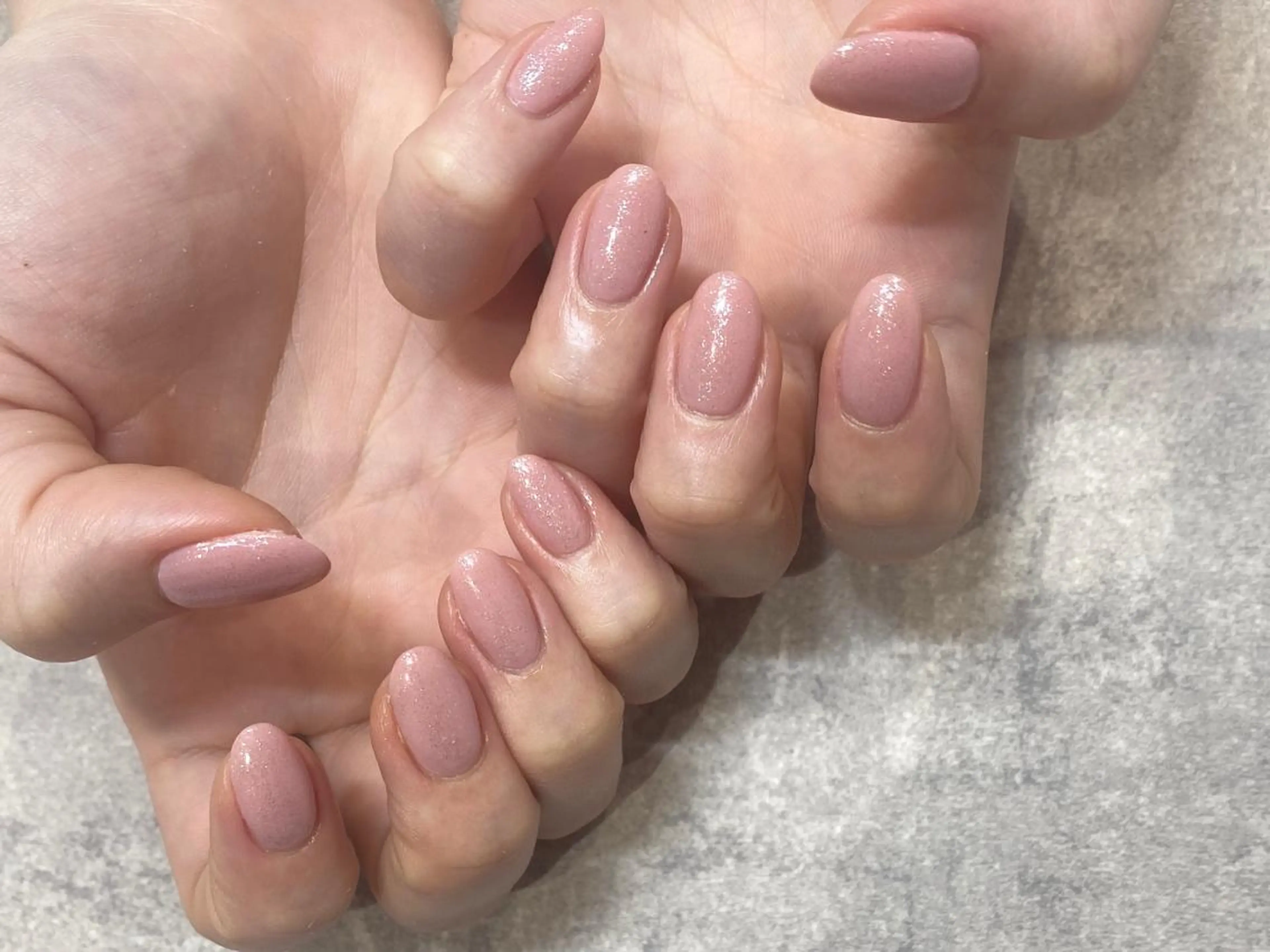 ネイル ラメ(グリッター) ハンドネイル NINEnami ニュアンスネイルのネイルデザイン