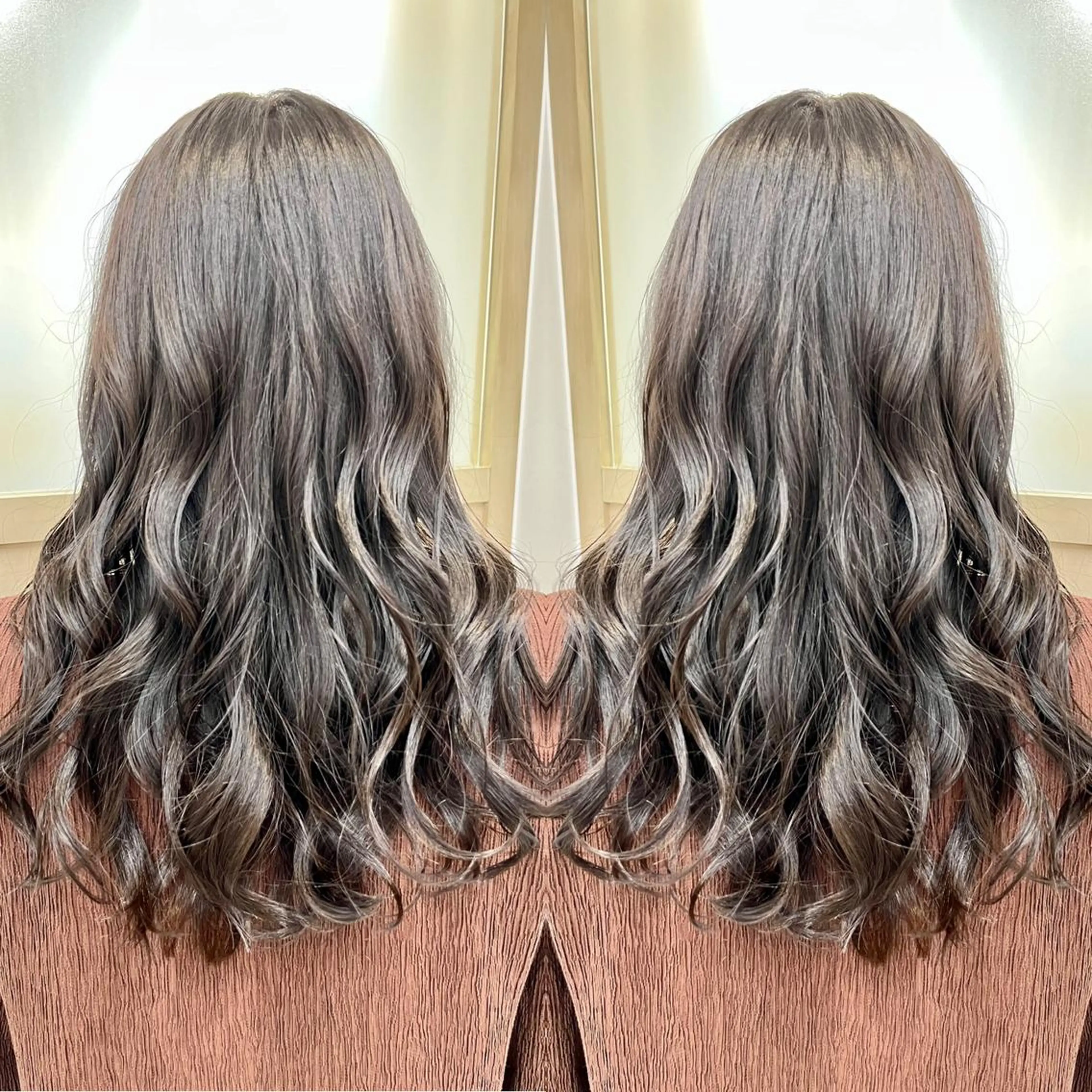 ロング カラー トリートメント カット ヘアカラー トリートメント 天野 涼のヘアスタイル