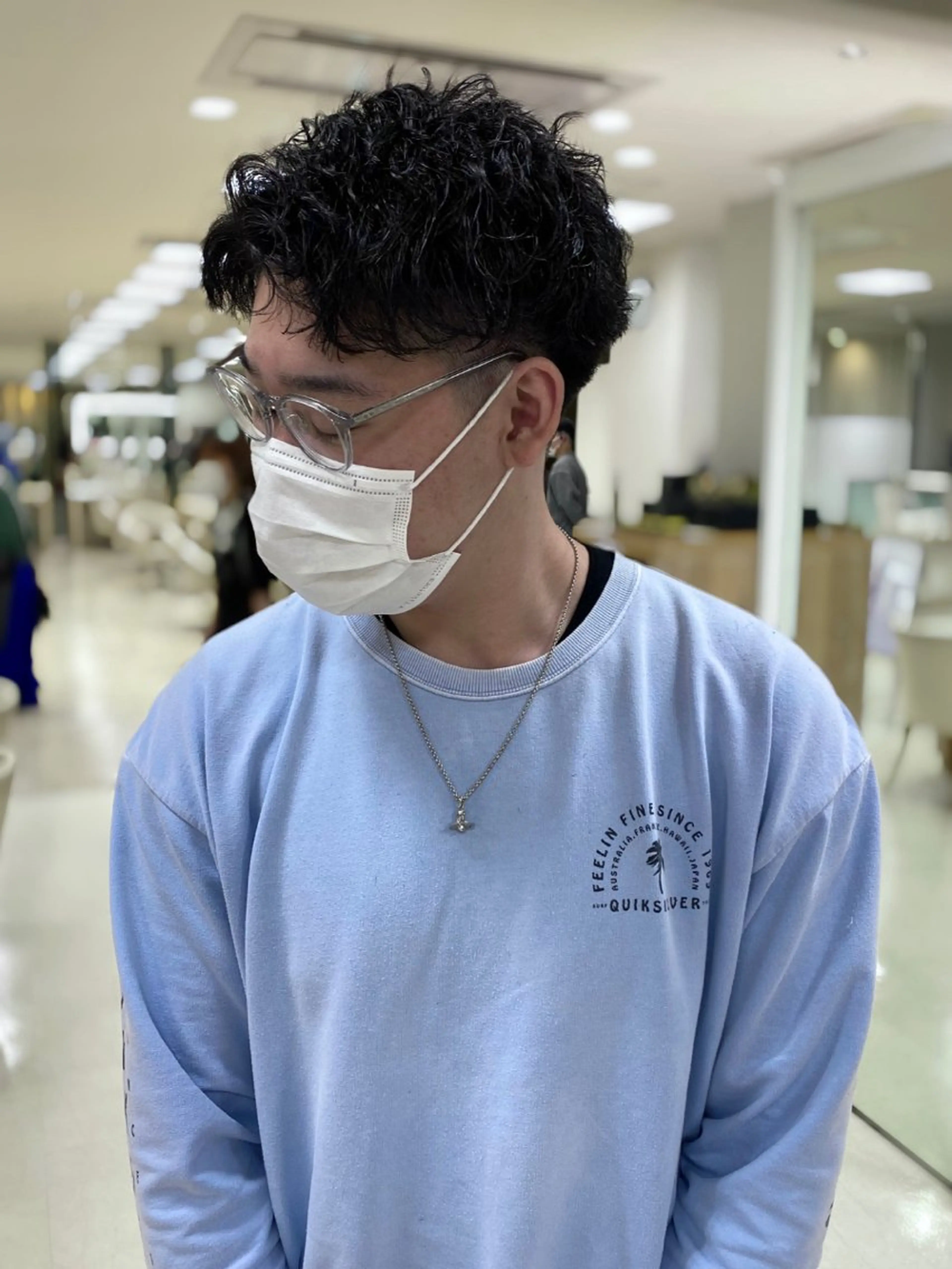 ミディアム パーマ ミディアムパーマ ニュアンスパーマ 銀座/ハイライト特化 🌿ブリーチ/片山のヘアスタイル