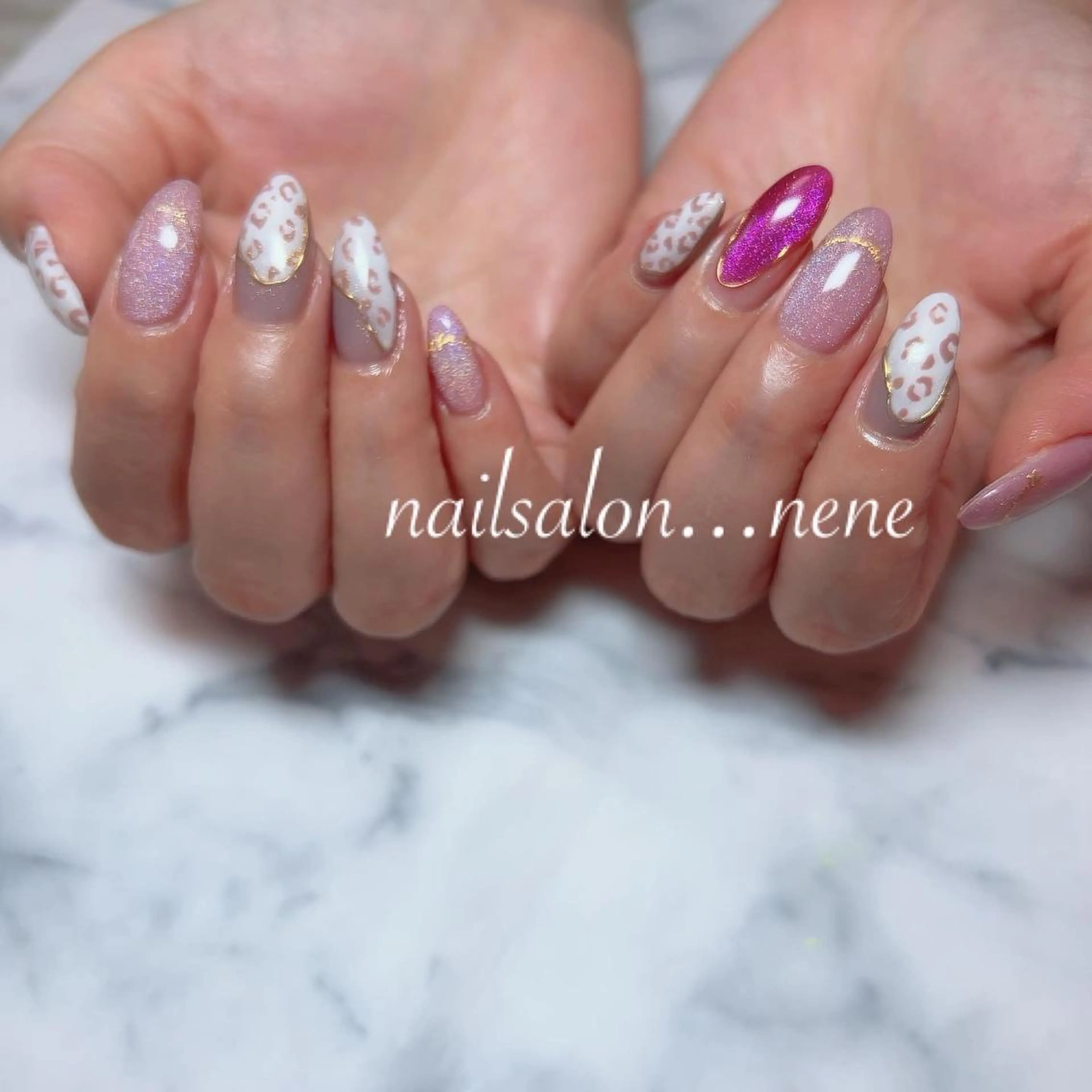 ネイル アニマル柄 nailsalon ...neneのネイルデザイン