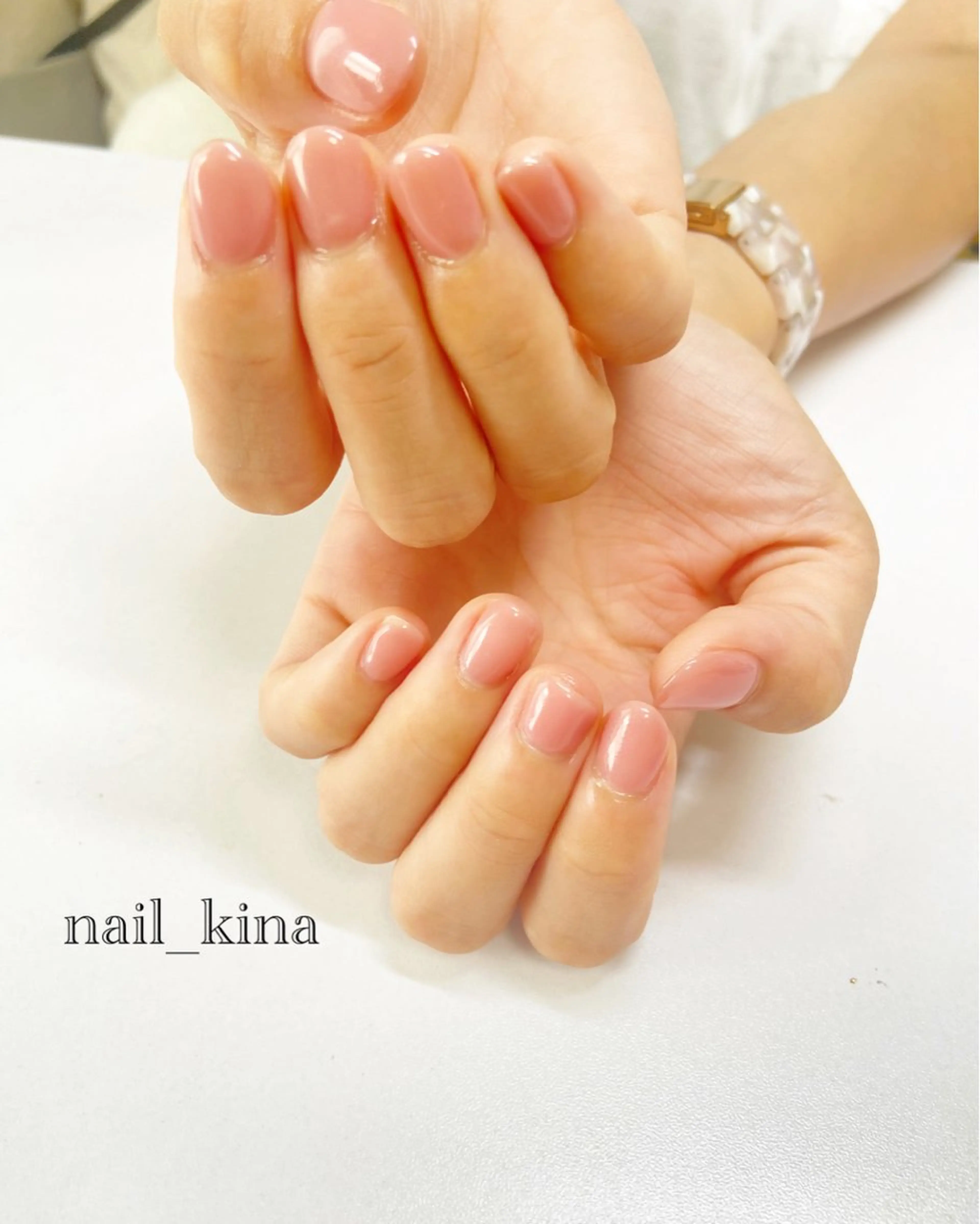 ネイル ワンカラーネイル nail_ kinaのネイルデザイン