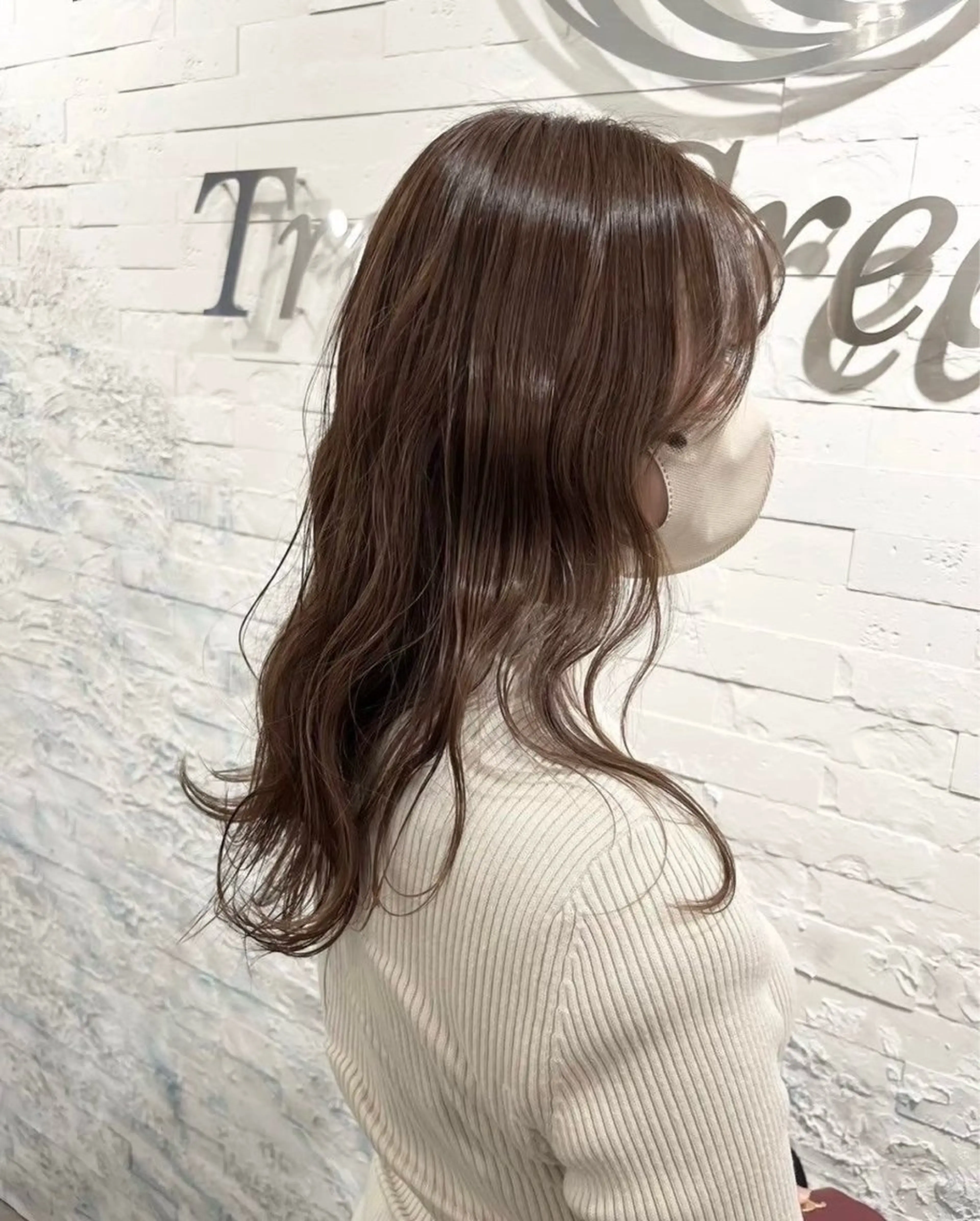 セミロング カラー 韓国ヘア特化🇰🇷 似合わせカットパーマのヘアスタイル