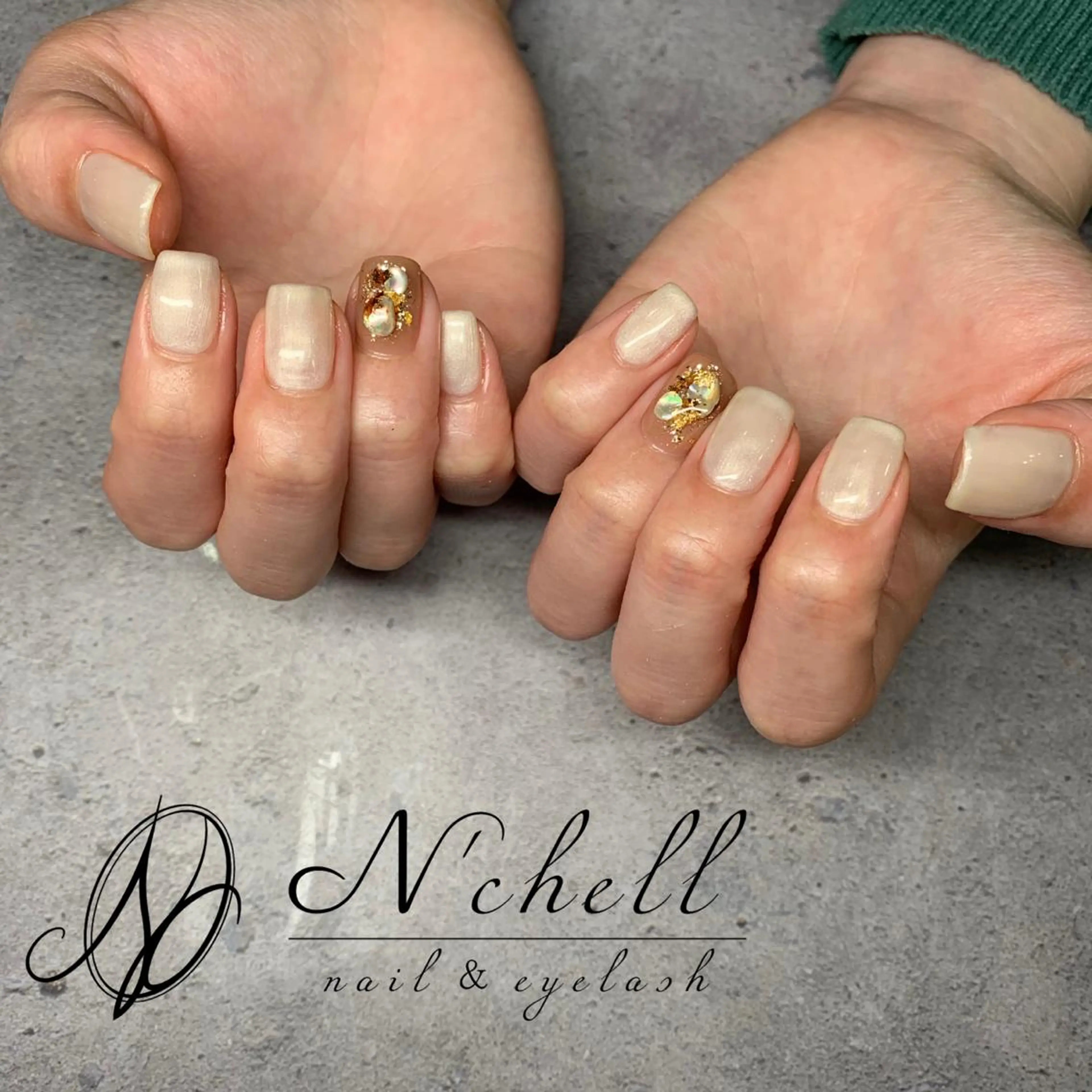 ネイル シンプルネイル Nailist Minekiのネイルデザイン