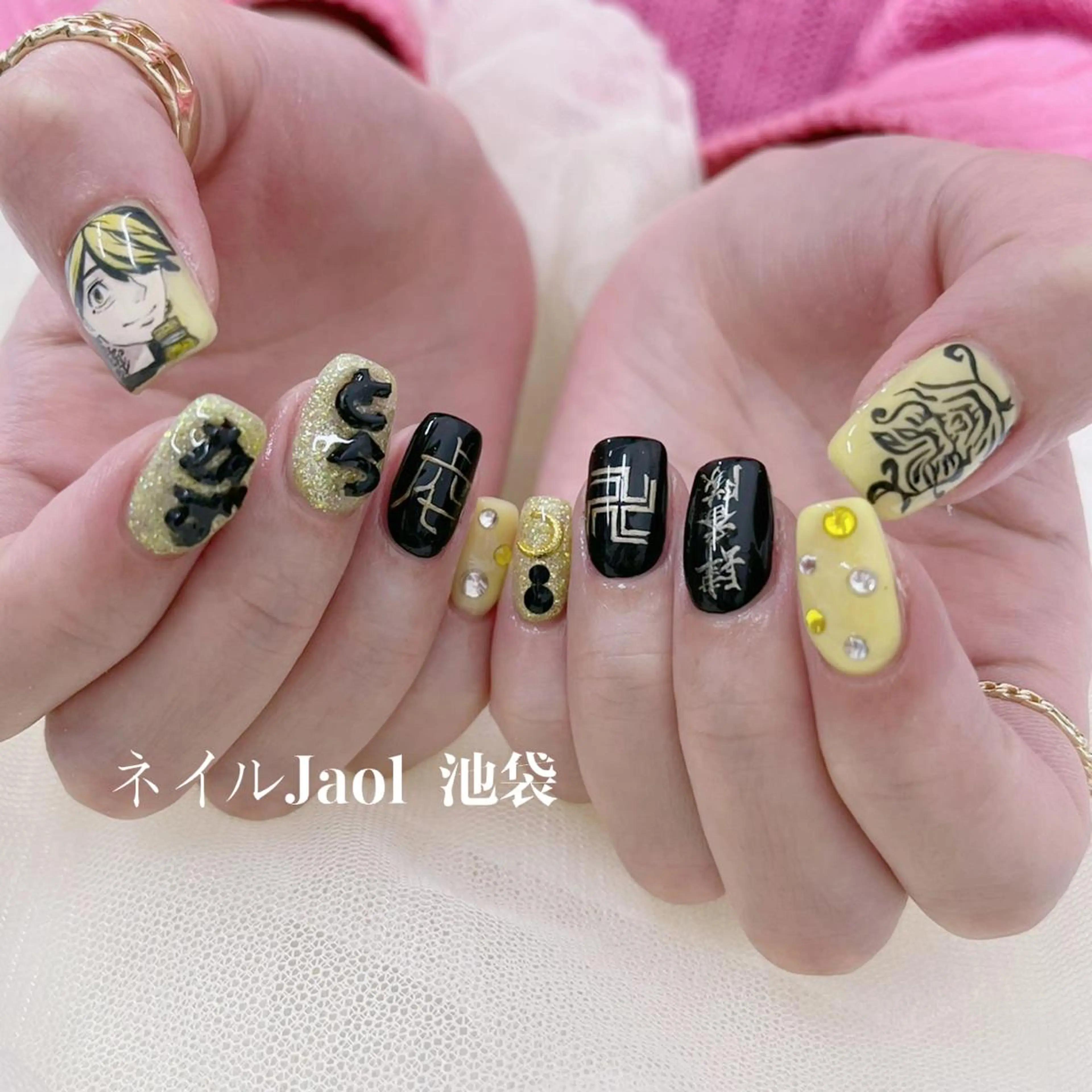 ミディアム nail jaol池袋店所属・ネイルJaol 池袋のネイルデザイン