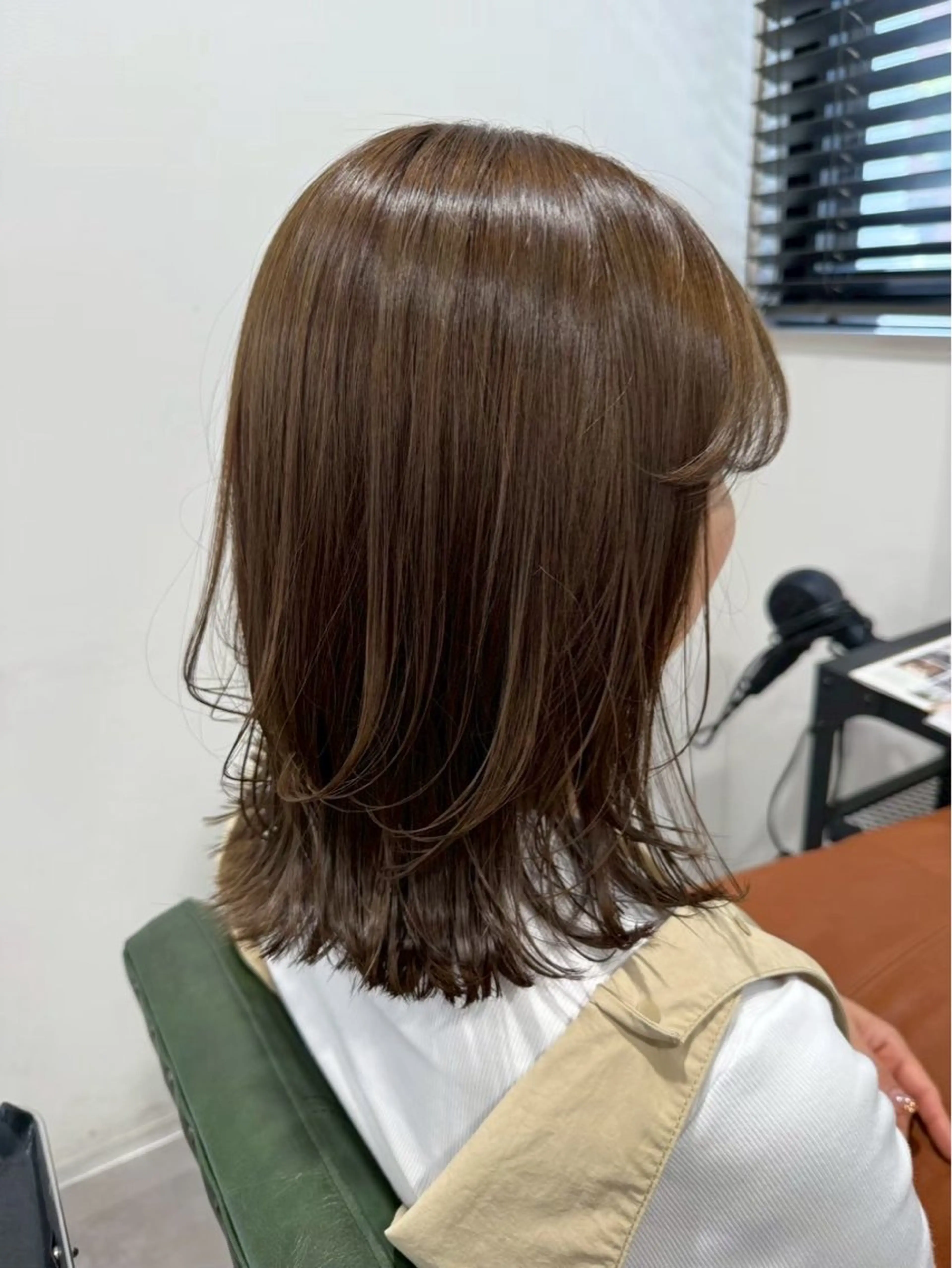 カラー kanae🫧 ｜透明感カラー｜平尾のヘアスタイル